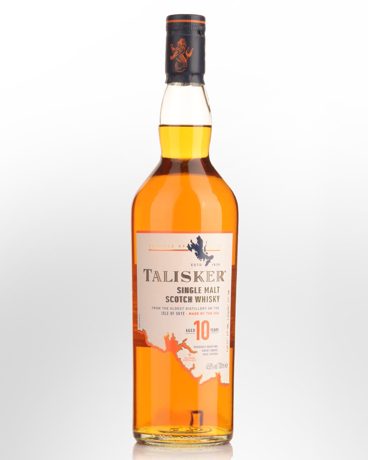 Talisker 10 Year Old Single Malt Scotch Whisky (700ml) - NO GIFT BOX