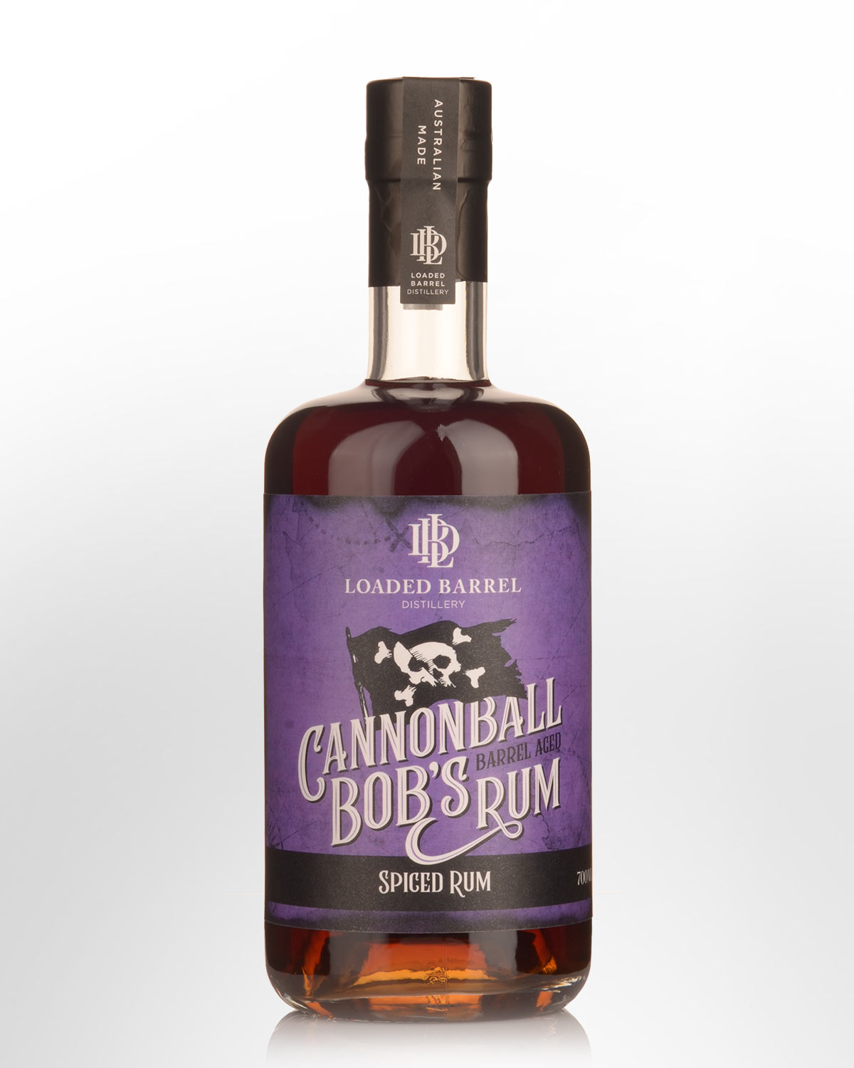 Loaded Barrel Cannonball Bob's Barrel Aged Spiced Rum (700ml)