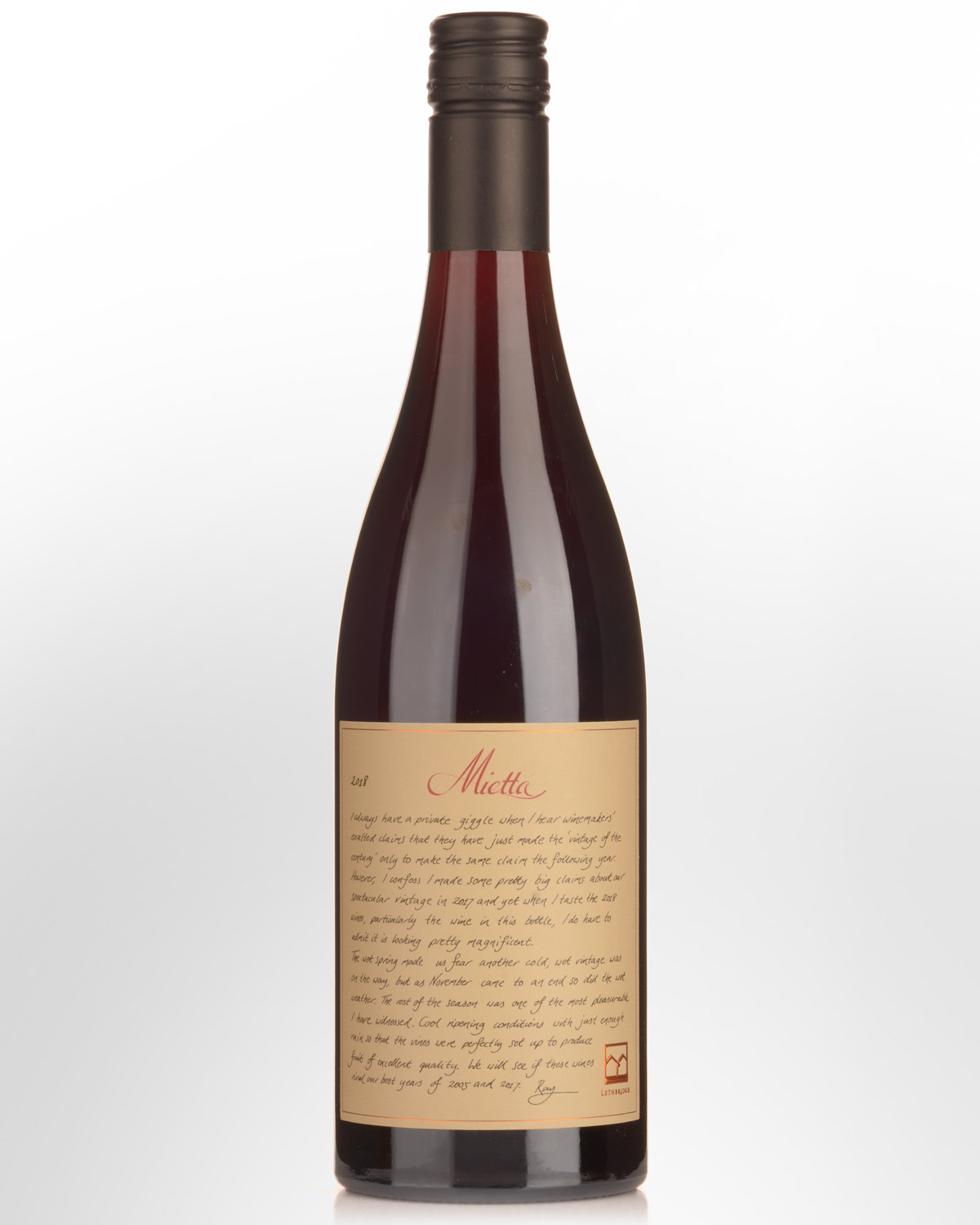 2018 Lethbridge Mietta Pinot Noir