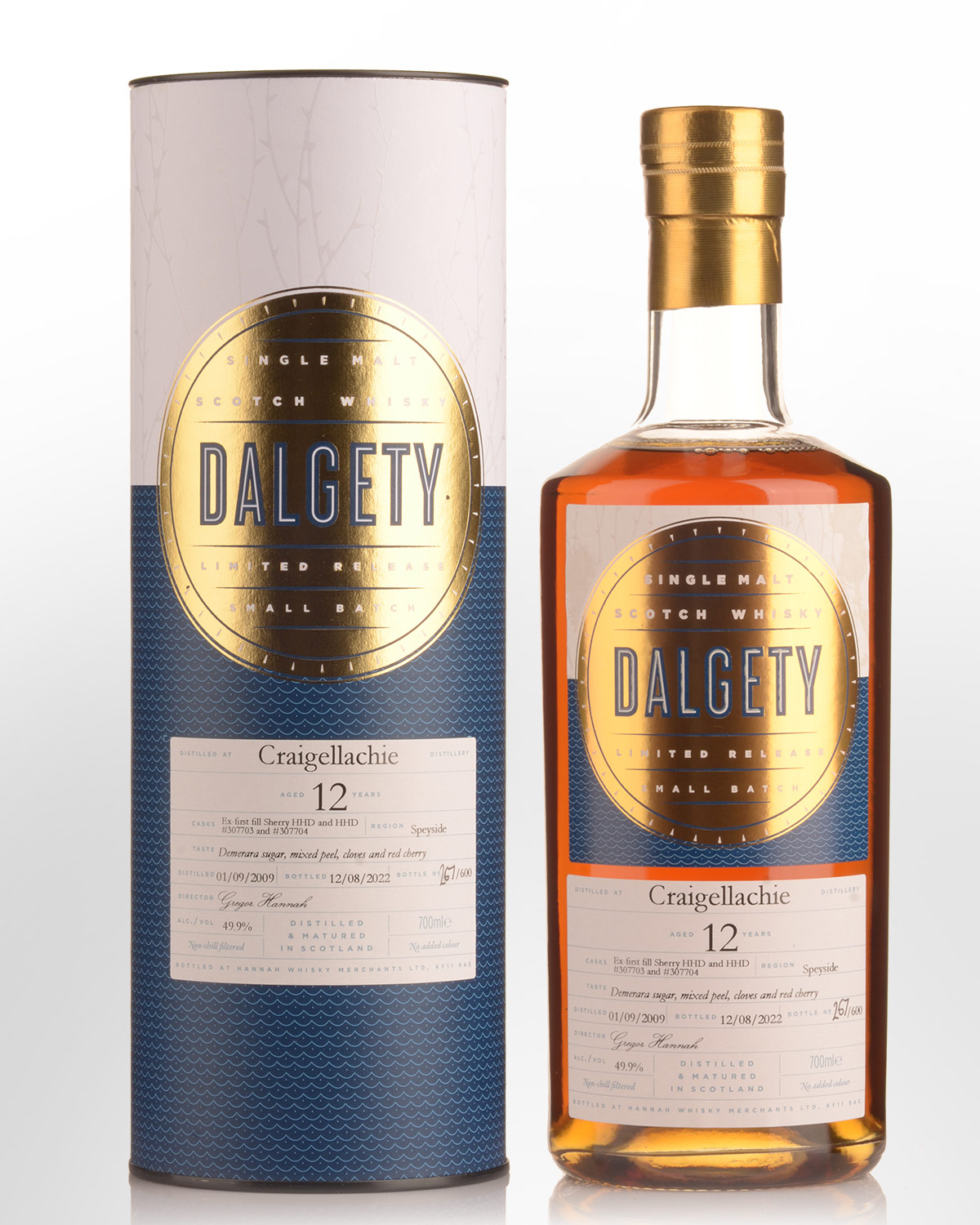 2009 Dalgety Craigellachie Small Batch 12 Year Old Single Malt Scotch Whisky (700ml)
