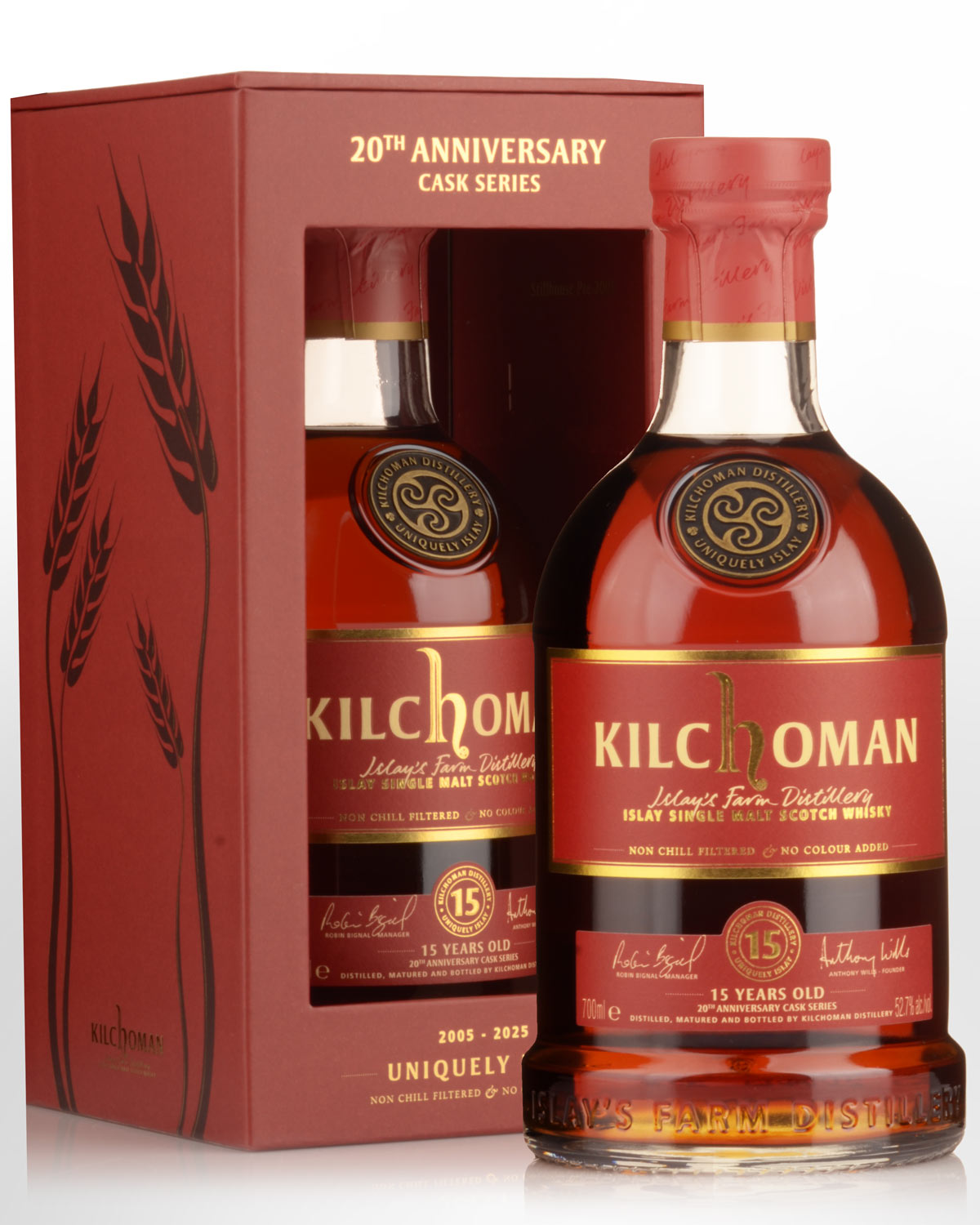 Kilchoman 15 Year Old 20th Anniversary Cask Series Ex-Sherry Casks Single Malt Scotch Whisky (700ml)