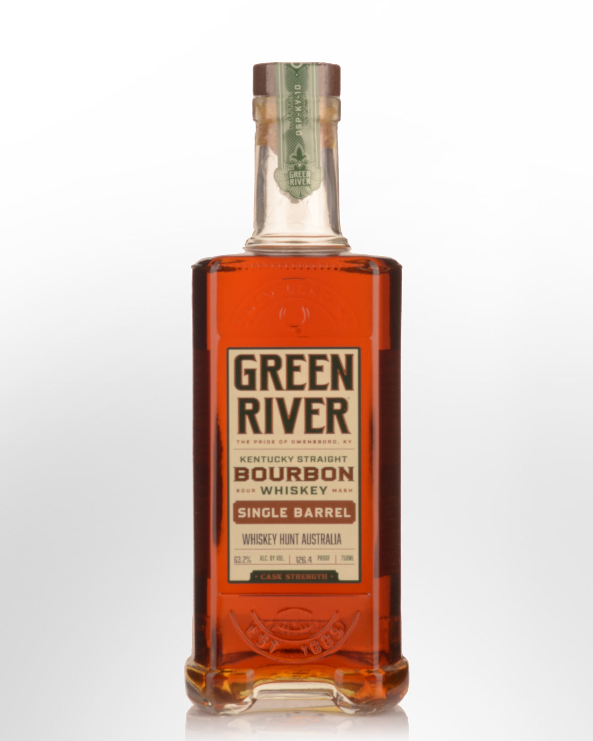 Green River Single Barrel Cask Strength Kentucky Straight Bourbon Whiskey (750ml) - Whiskey Hunt Australia Selection