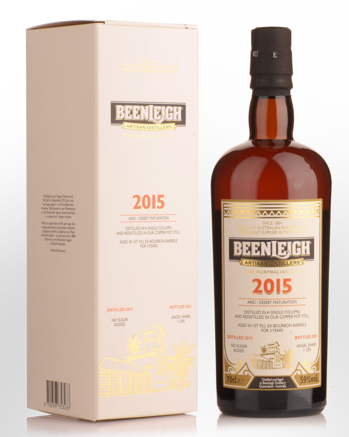 2015 Velier Beenleigh Arid / Desert Ageing 5 Year Old Cask Strength Australian Rum (700ml)