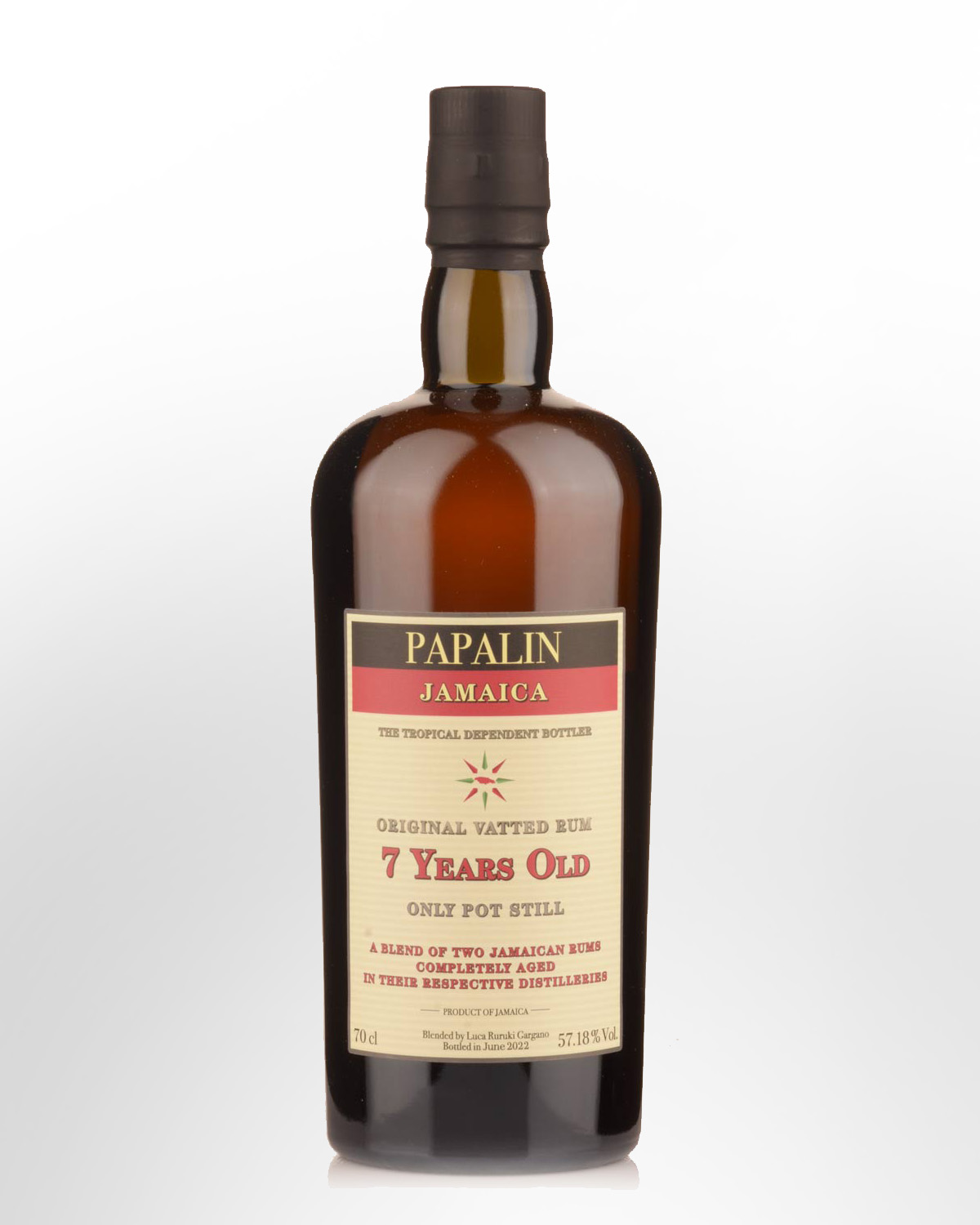 Papalin Jamaica 7 Year Old Navy Strength Vatted Rum (700ml)