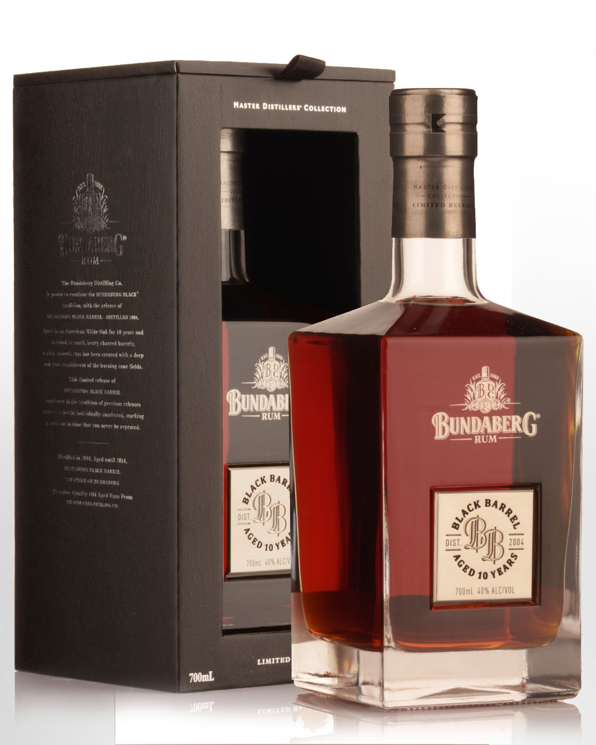 2004 Bundaberg Master Distillers MDC Black Barrel 10 Year Old Rum (700ml)