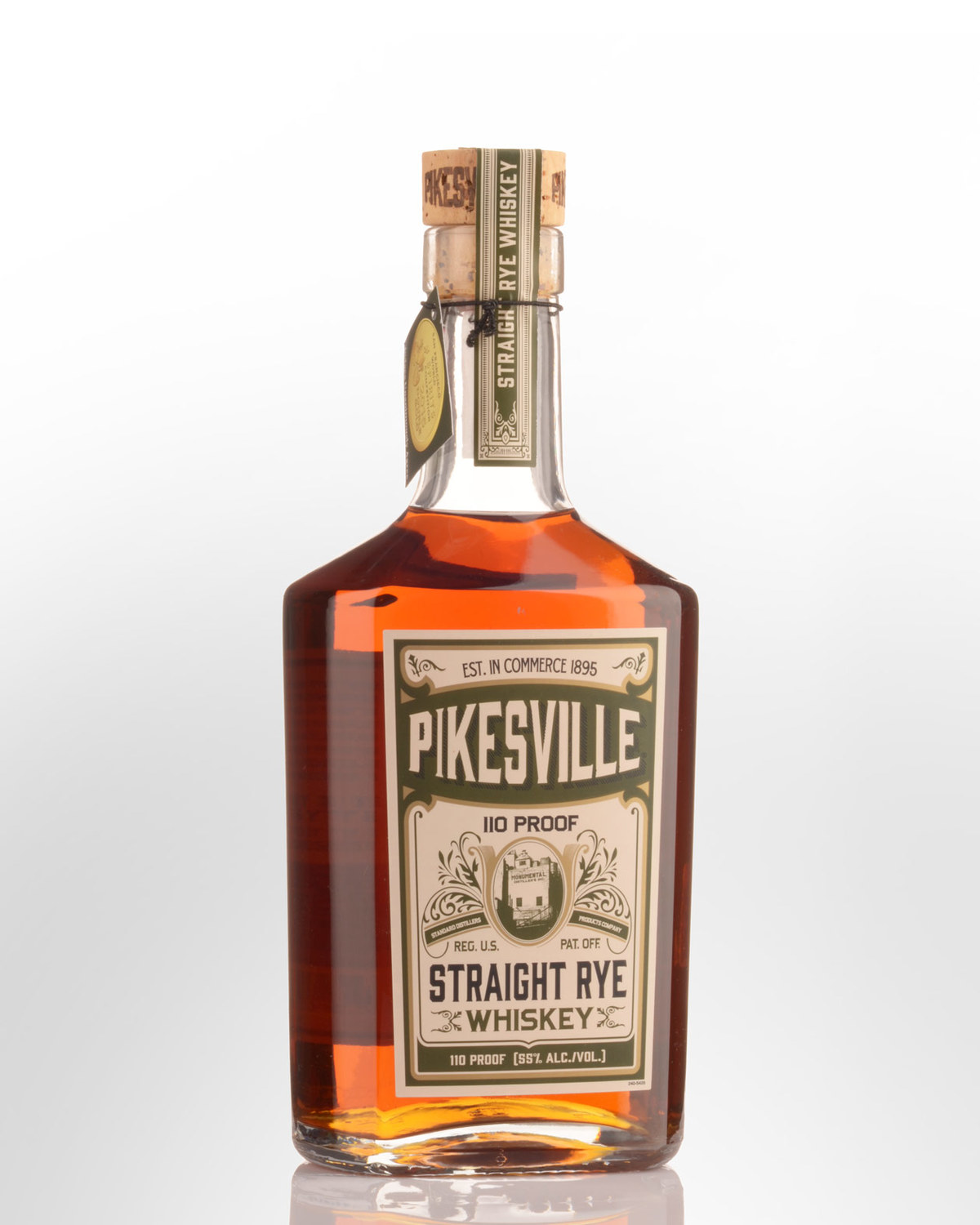 Pikesville 110 Proof Straight Rye Whiskey (750ml) | Nicks Wine Merchants