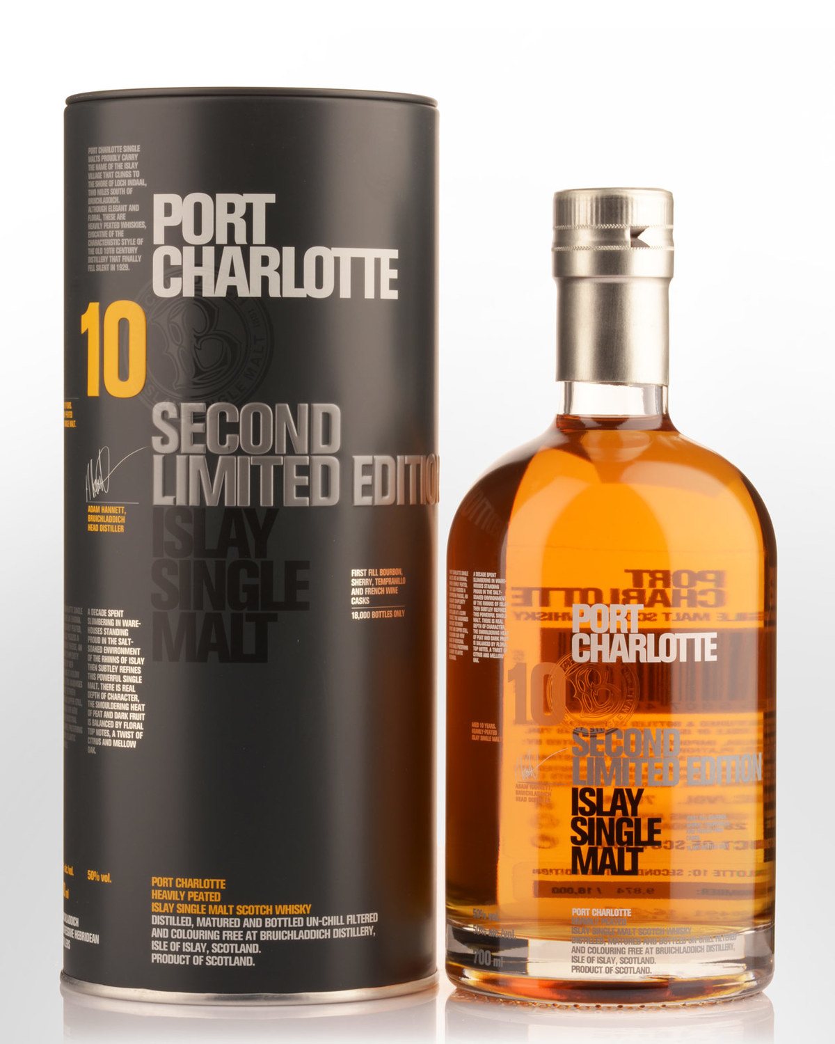 Bruichladdich Islay Single Malt Port Charlotte 10 Year Old