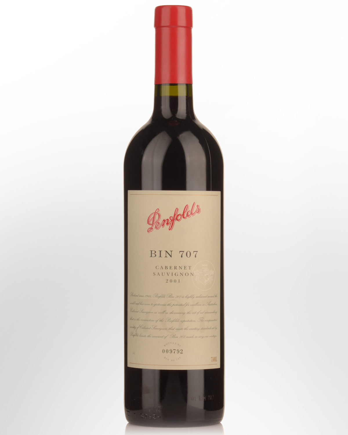 2001 Penfolds Bin 707 Cabernet Sauvignon
