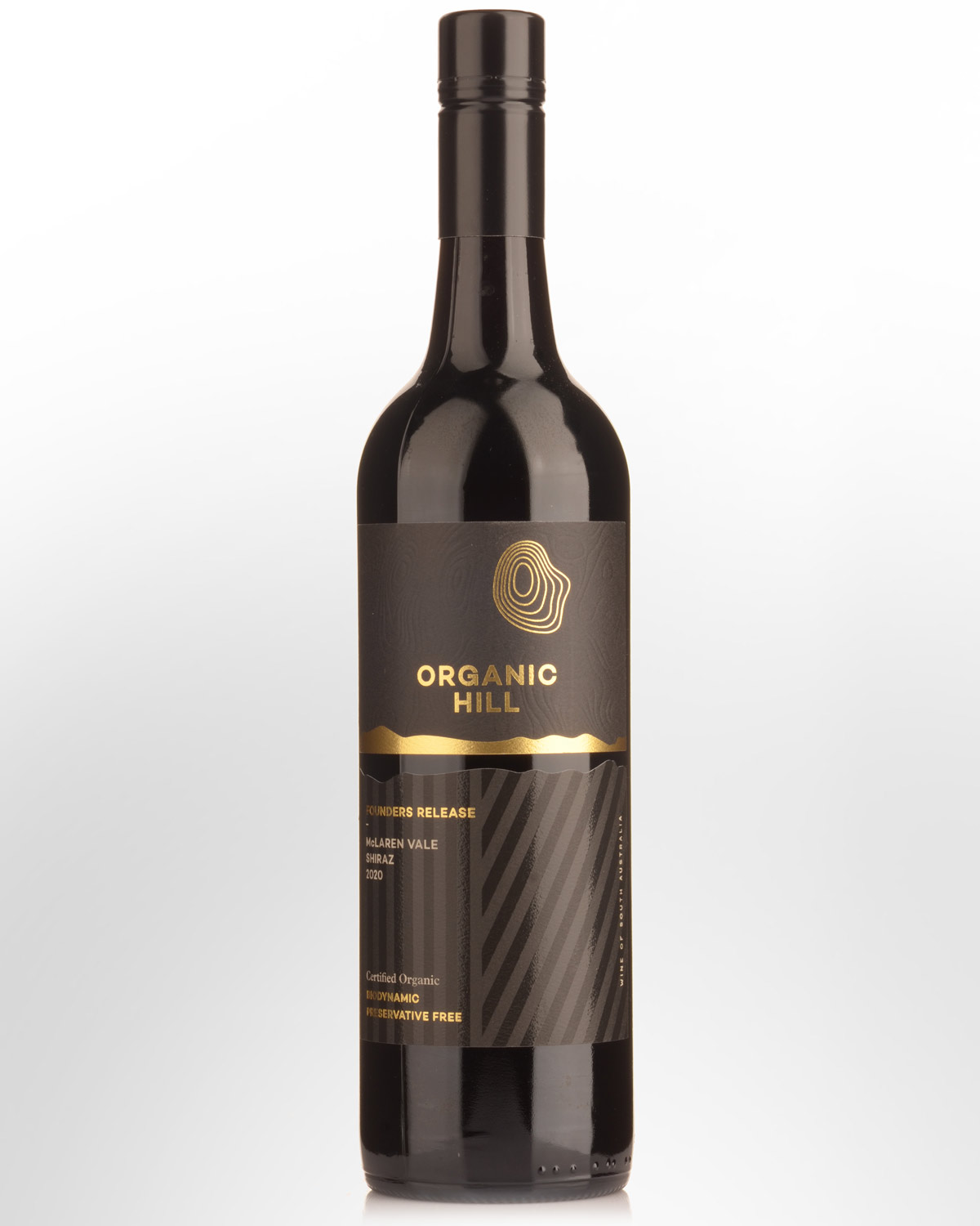 2020 Organic Hill Founders Release Preservative Free Shiraz