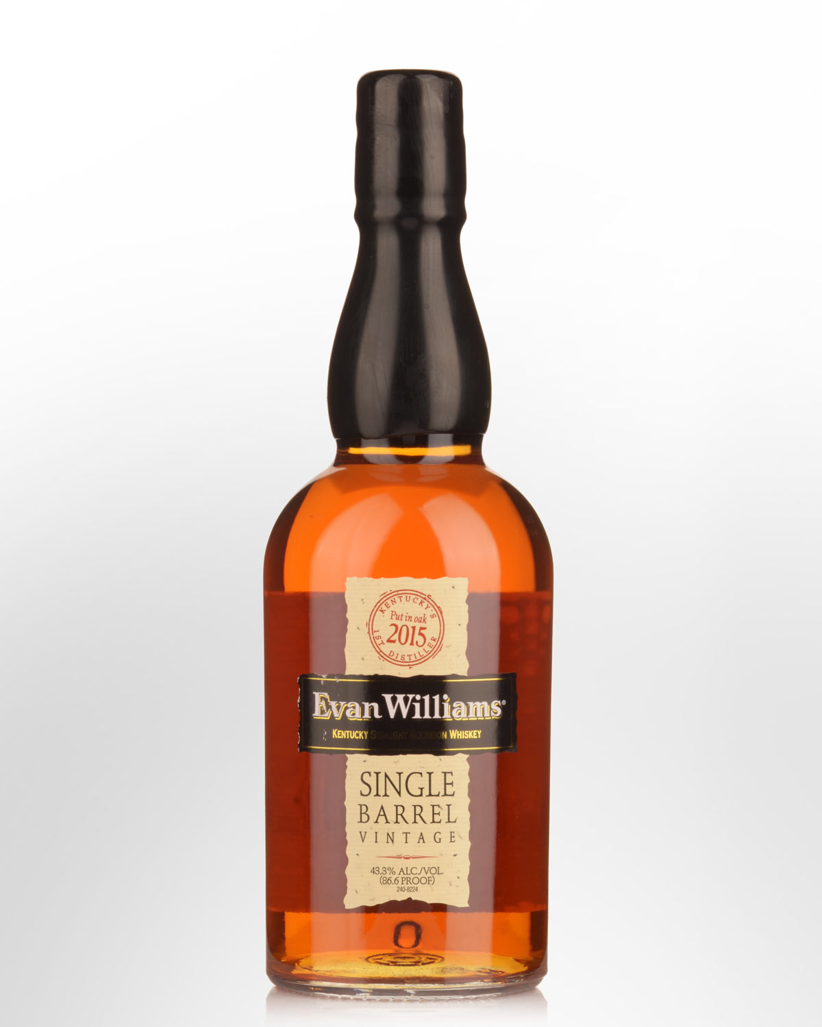 2015 Evan Williams Single Barrel Vintage Bourbon Whiskey (700ml)