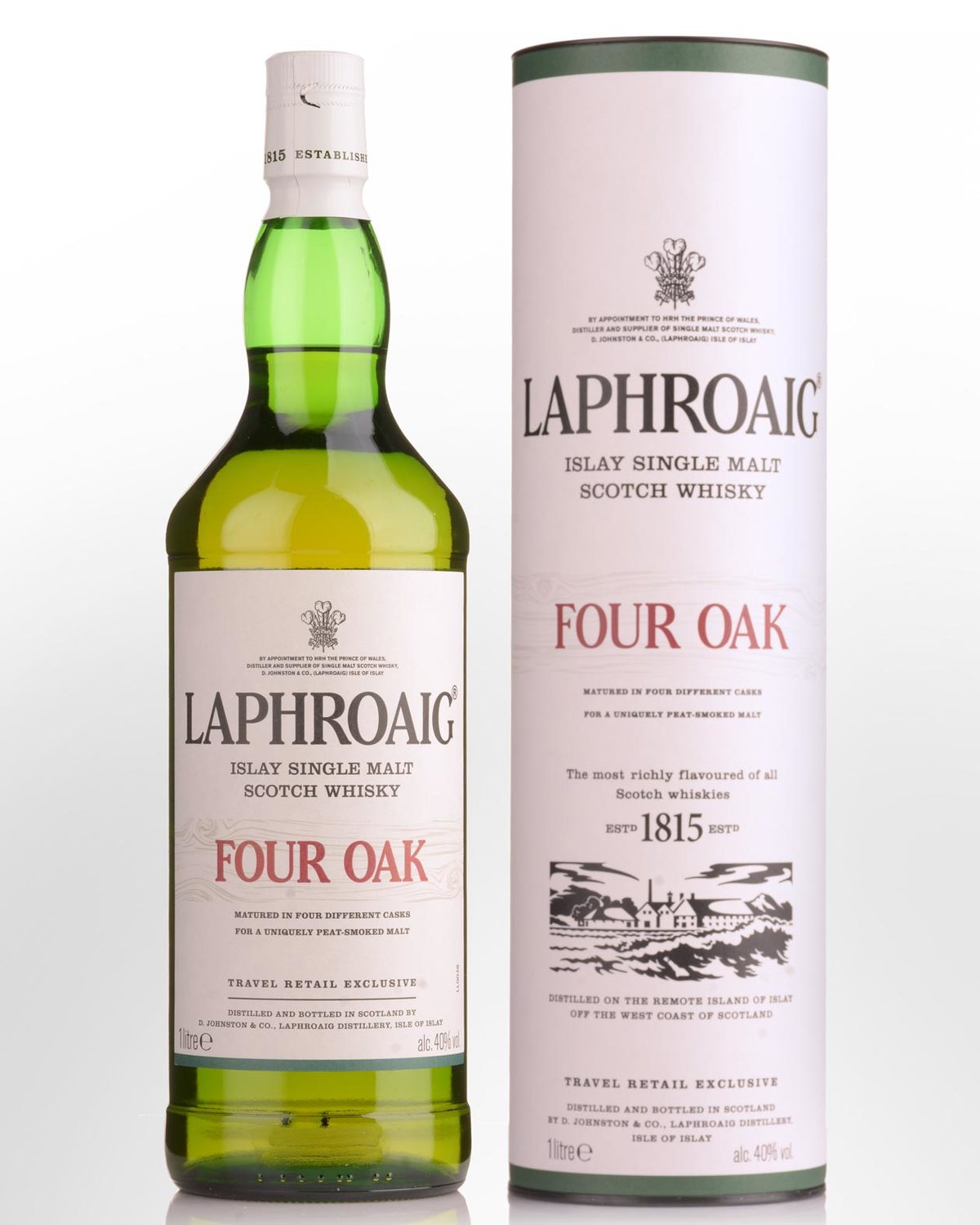 Laphroaig Four Oak Single Malt Scotch Whisky (1000ml)