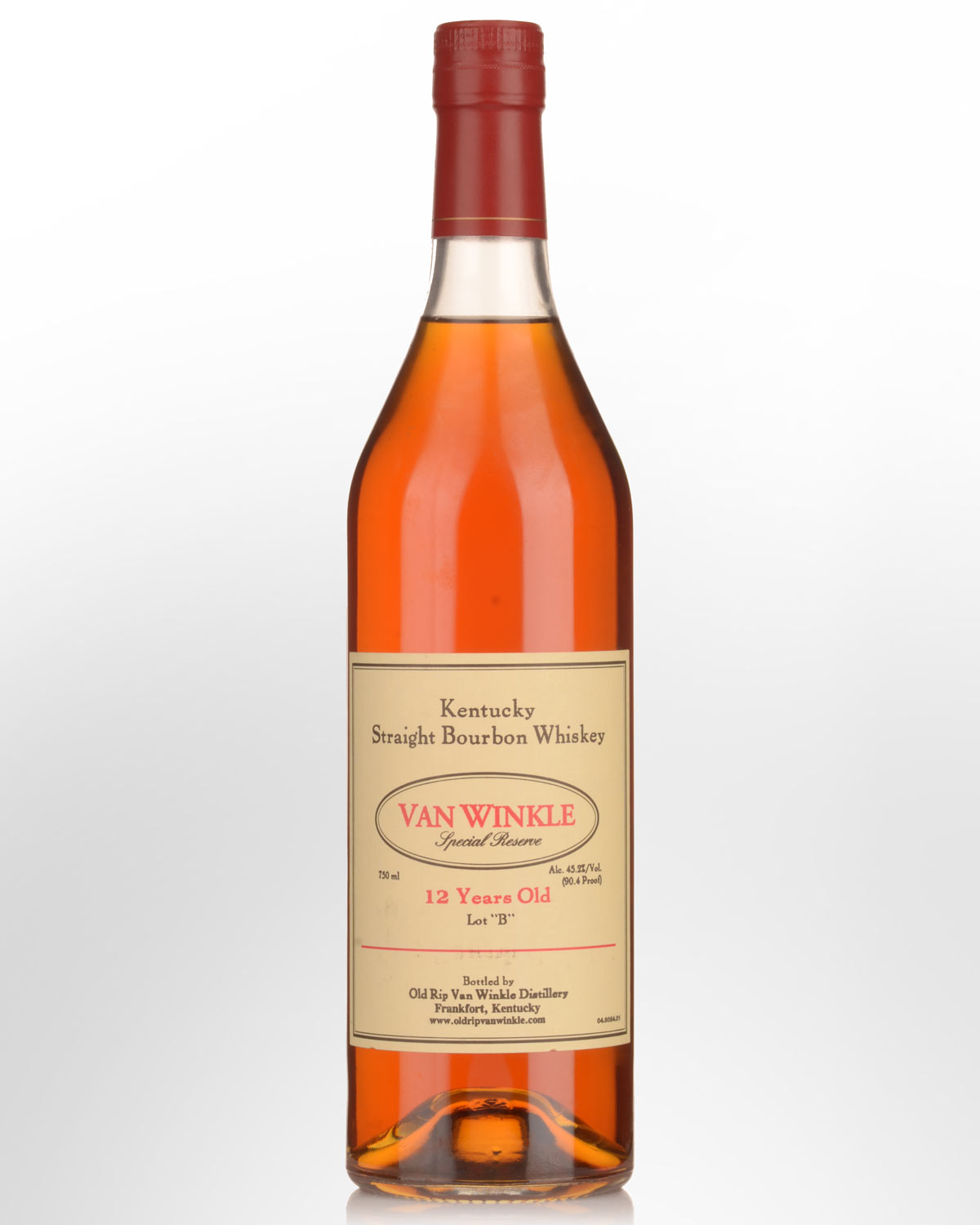 Van Winkle Special Reserve Lot "B" 12 Year Old Bourbon Whiskey (750ml) - 2015 bottling