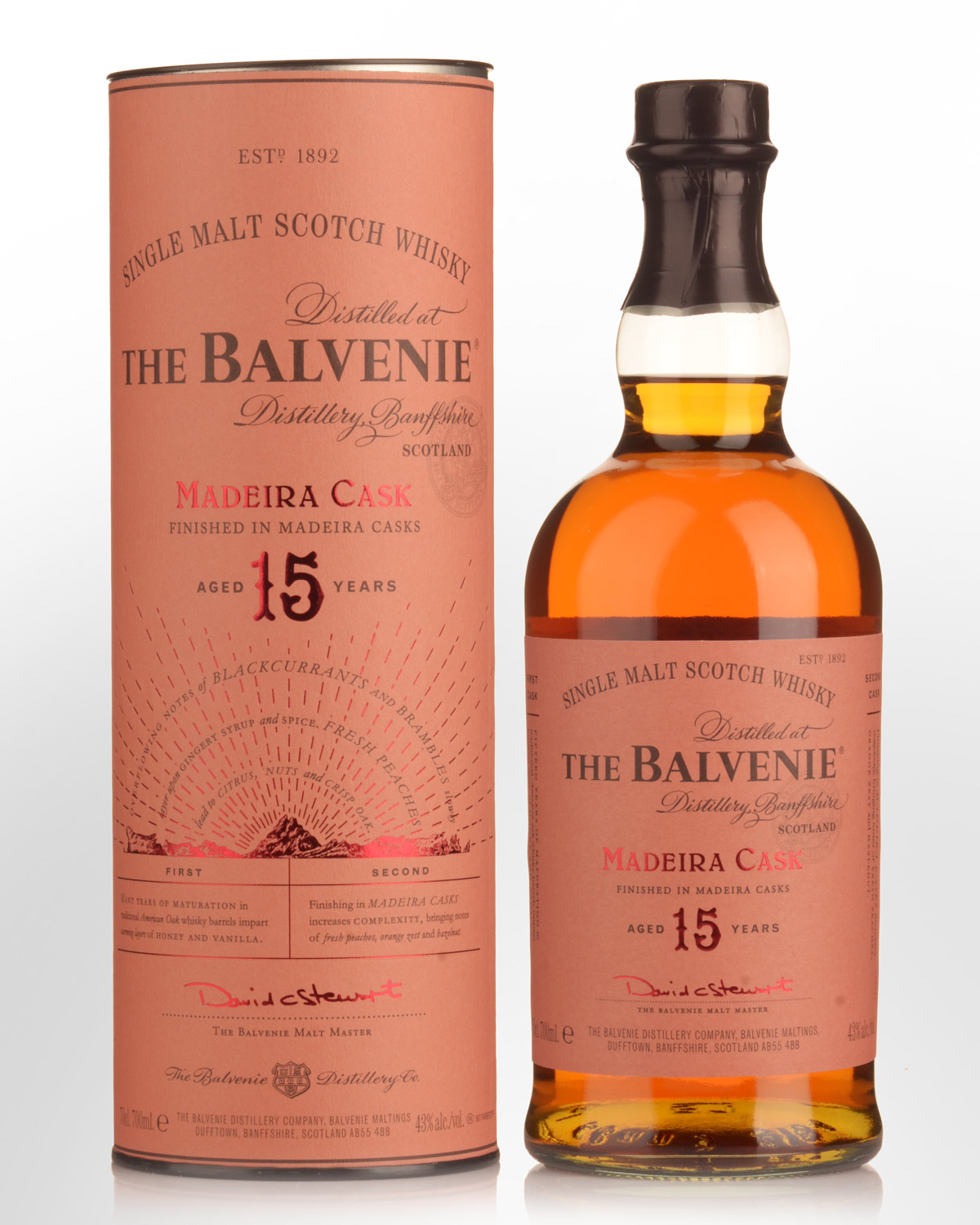 Balvenie Madeira Cask 15 Year Old Single Malt Scotch Whisky (700ml)