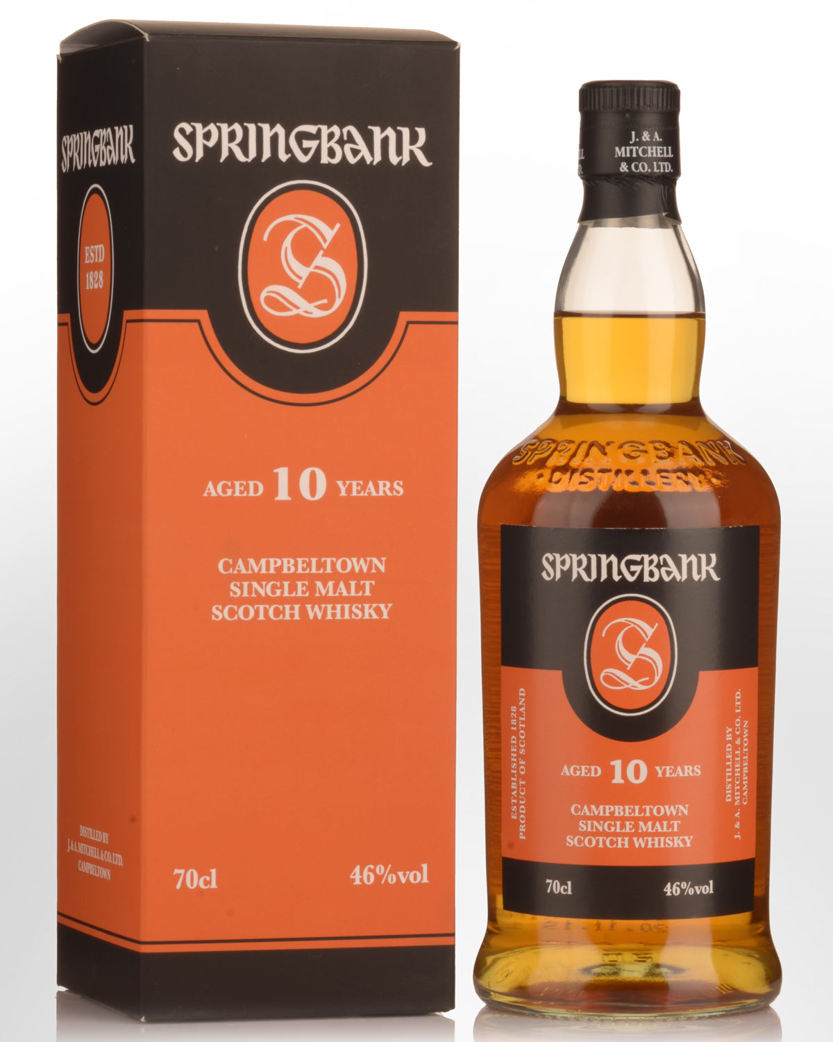 Springbank 10 Year Old Single Malt Scotch Whisky (700ml) - 2019 bottling