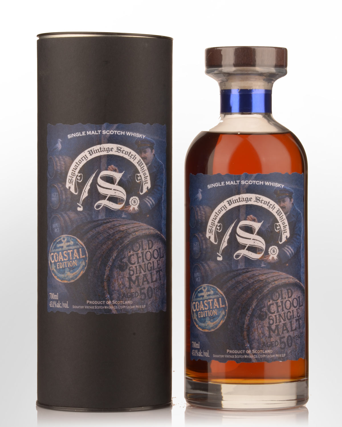 Signatory Vintage Old School 50 Year Old Coastal Edition Single Malt Scotch Whisky (700ml)