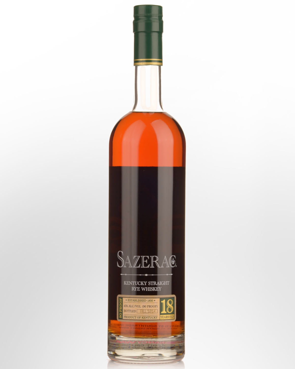Sazerac 18 Year Old 2024 Release Straight Rye Whiskey (750ml)