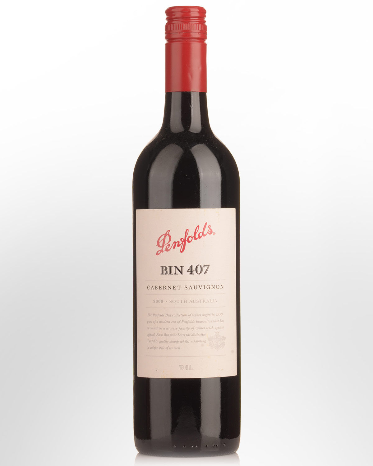 2008 Penfolds Bin 407 Cabernet Sauvignon