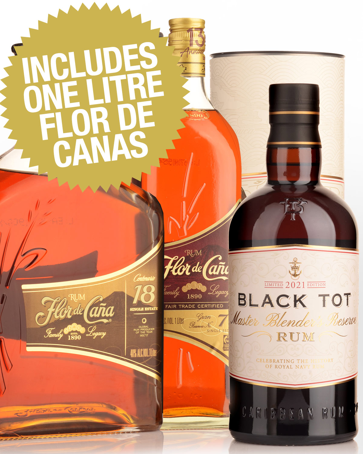 Black Tot Master Blender's Reserve & Flor de Cana Grand Reserve 7 Year