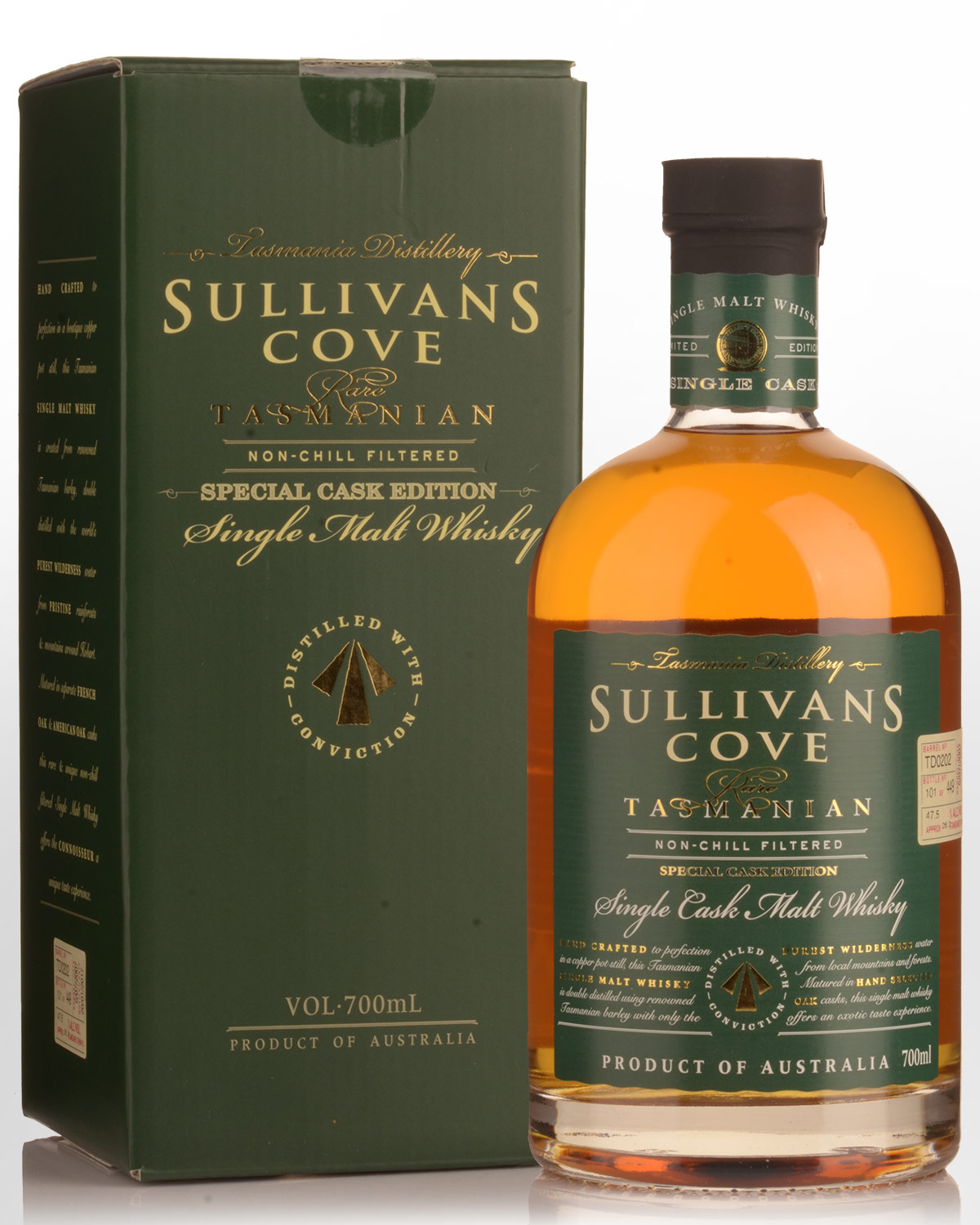 Sullivans Cove Special Single Cask TD0202 Single Malt Australian Whisky (700ml)