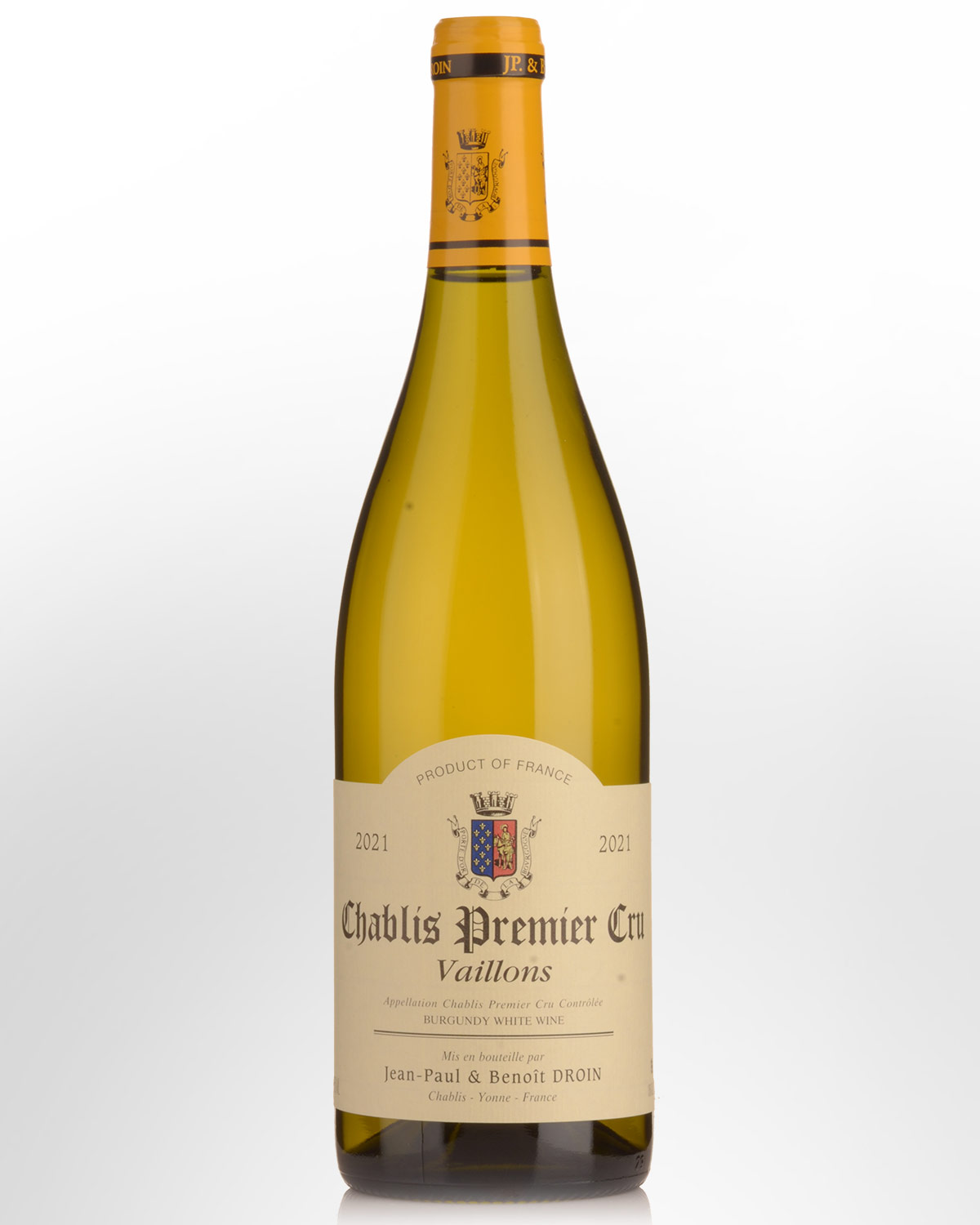 2021 Jean-Paul & Benoit Droin Vaillons Chablis Premier Cru