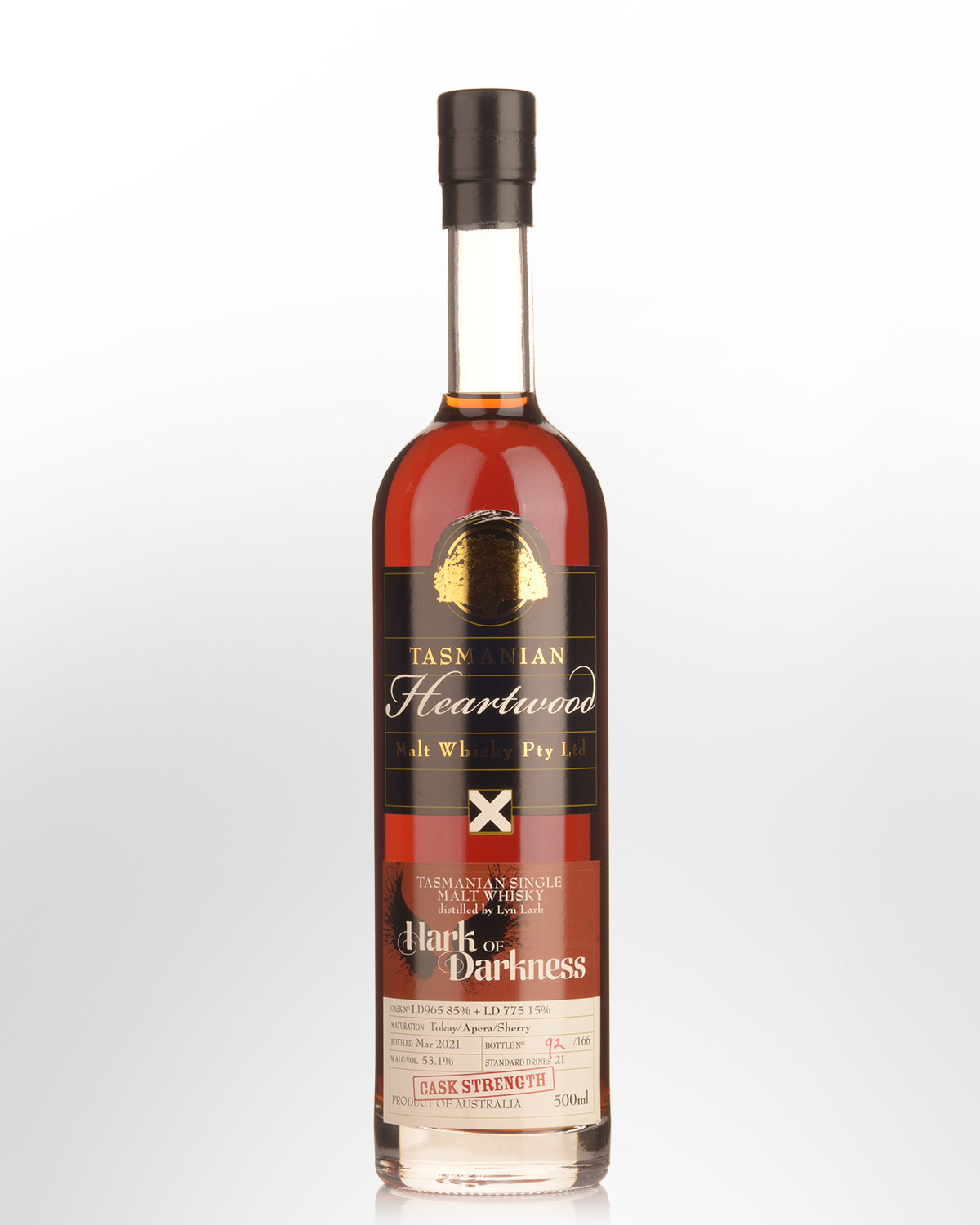 Heartwood Hark of Darkness Cask Strength Single Malt Whisky (500ml)