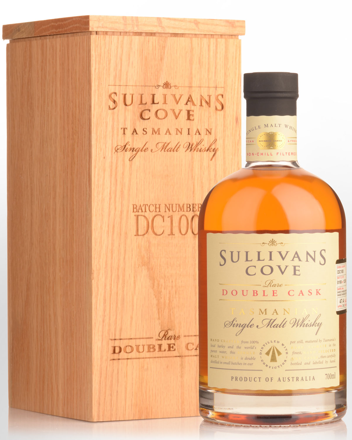 Sullivans Cove Double Cask Barrel DC100 Single Malt Australian Whisky (700ml)