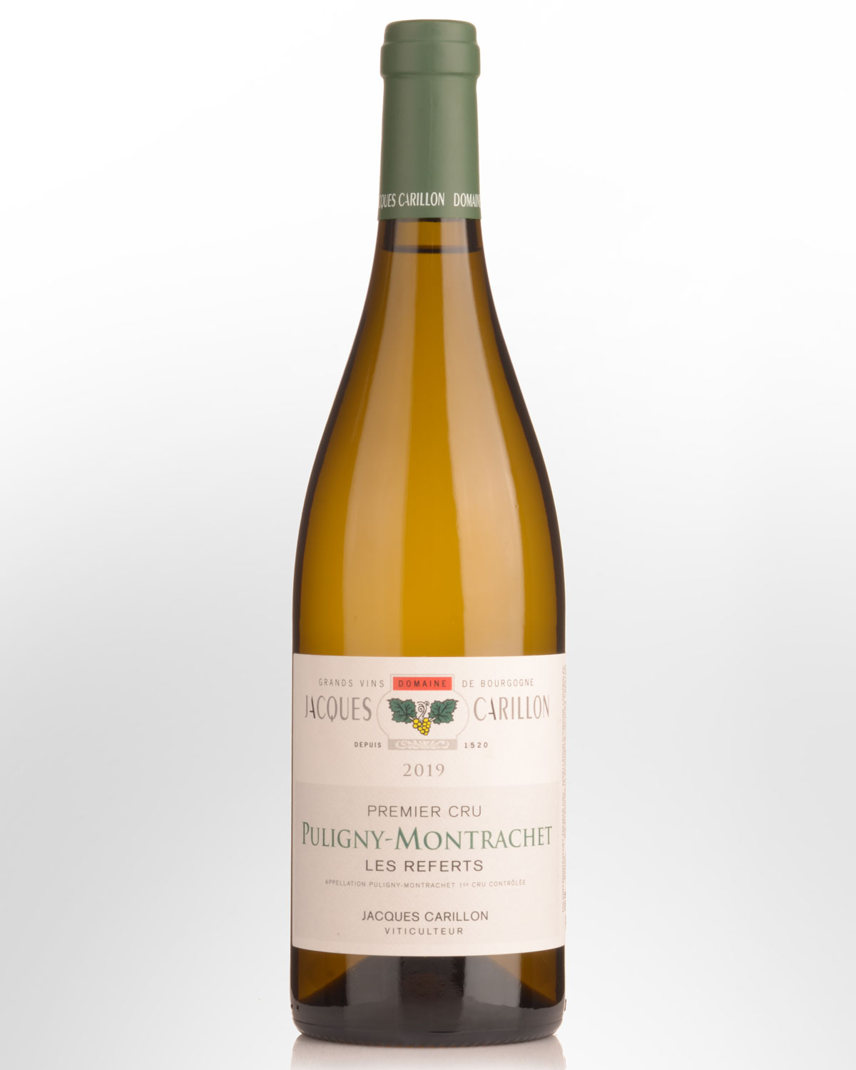 2019 Domaine Jacques Carillon Puligny-Montrachet Les Referts Premier ...