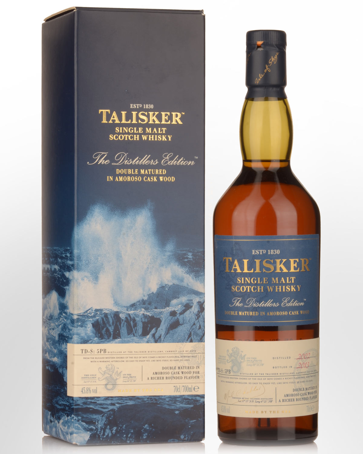 2002 Talisker Distillers Edition Double Matured Single Malt Scotch Whisky (700ml)