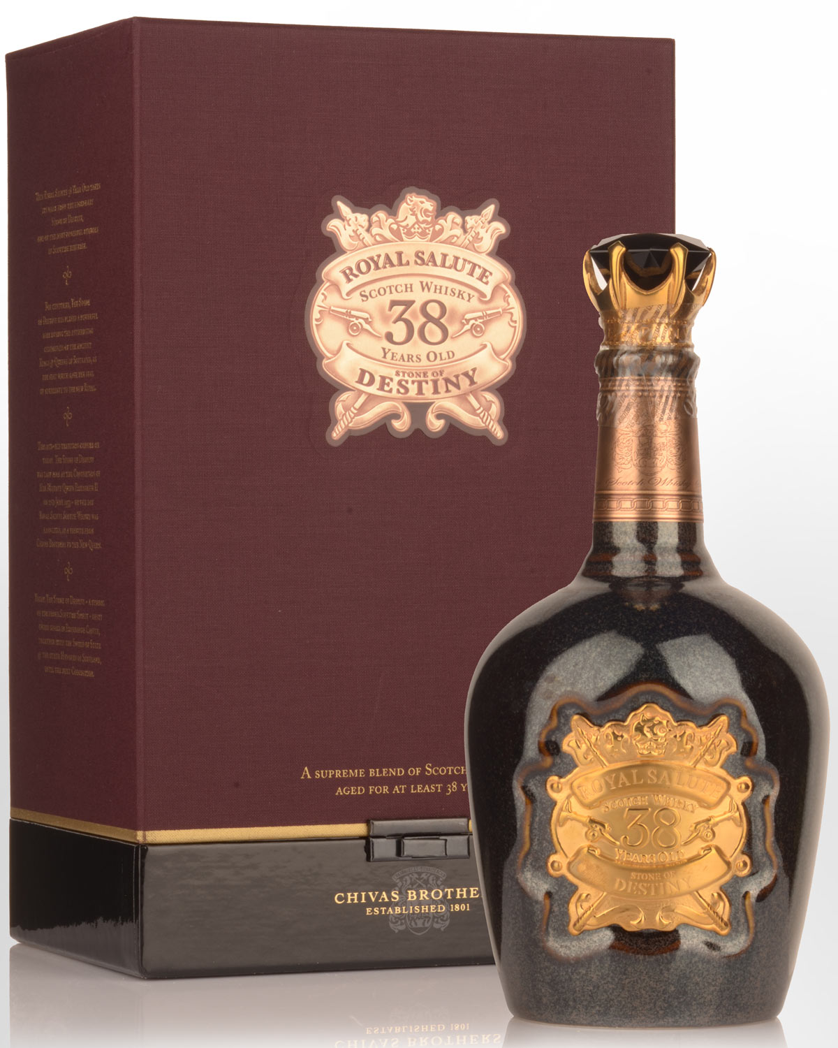 Chivas Brothers Royal Salute Stone of Destiny 38 Year Old Blended Scotch Whisky (700ml)