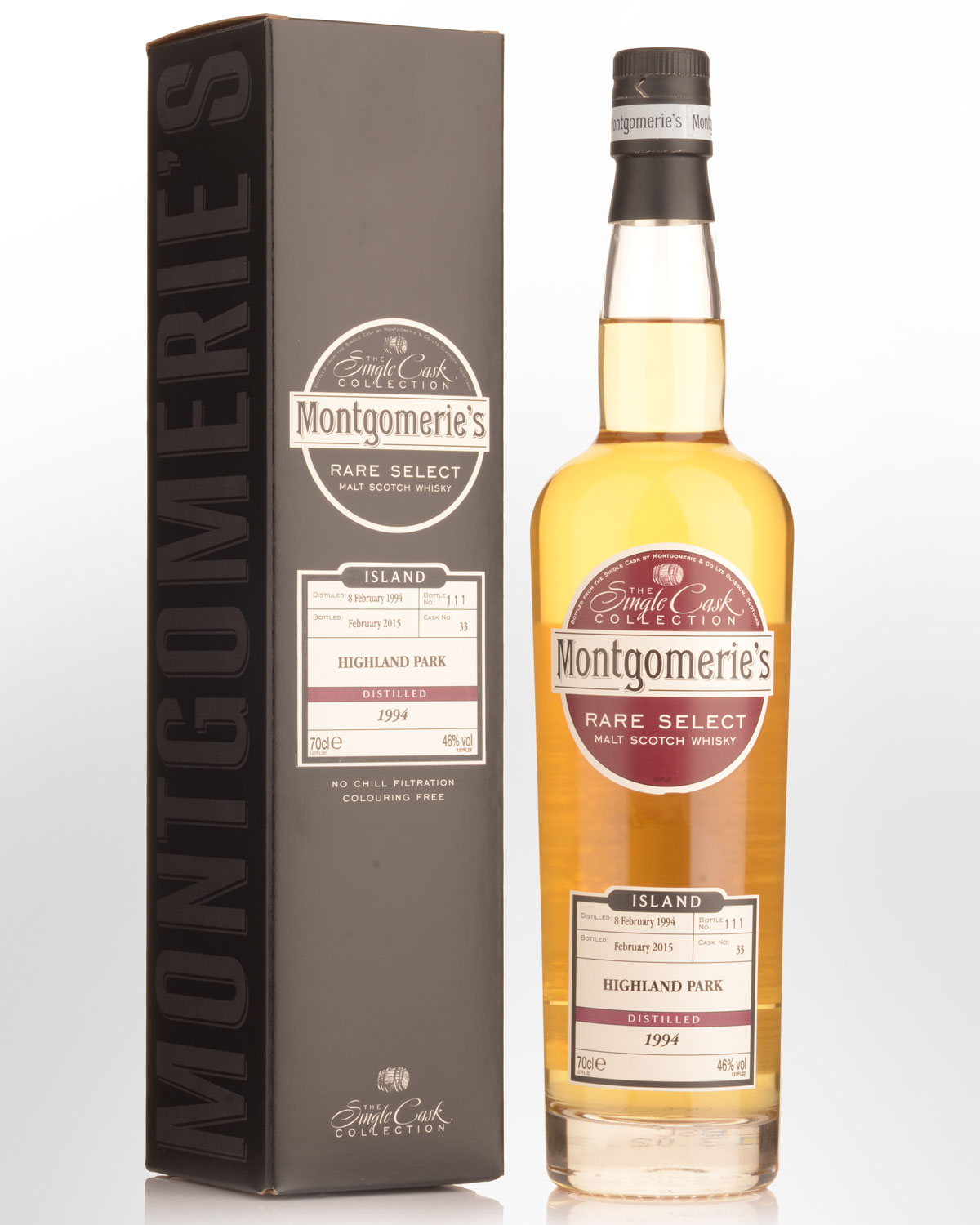 1994 Montgomerie's The Single Cask Collection Highland Park 21 Year Old Single Malt Scotch Whisky (700ml)