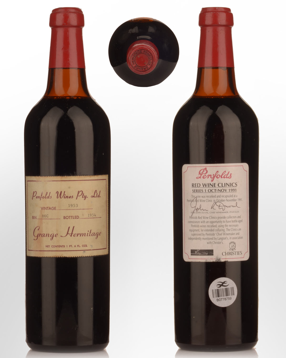 1953 Penfolds Grange Hermitage