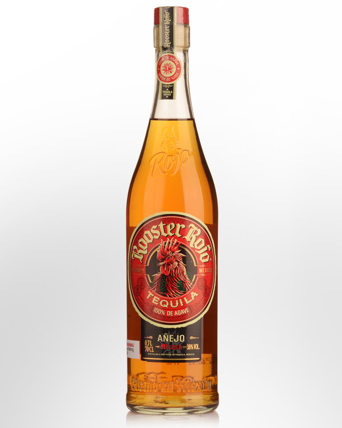 Rooster Rojo 100% Agave Anejo Tequila (700ml)