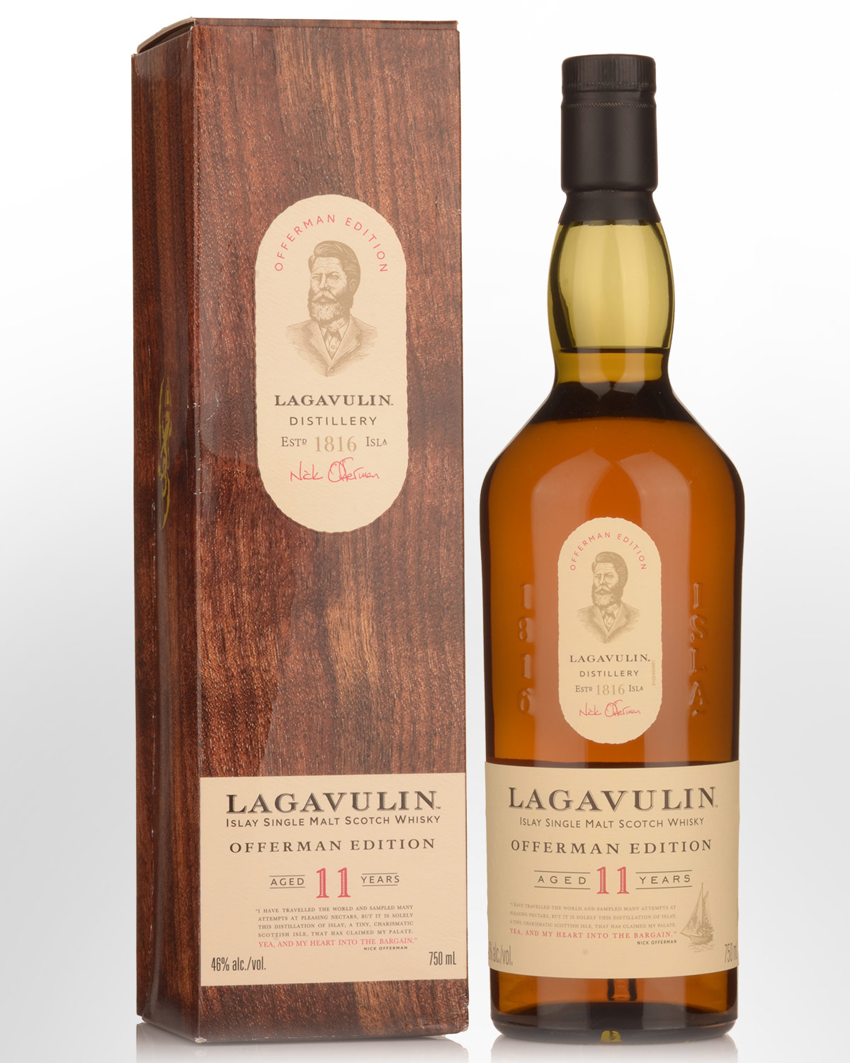 Lagavulin Offerman Edition 11 Year Old Single Malt Scotch Whisky (750ml)