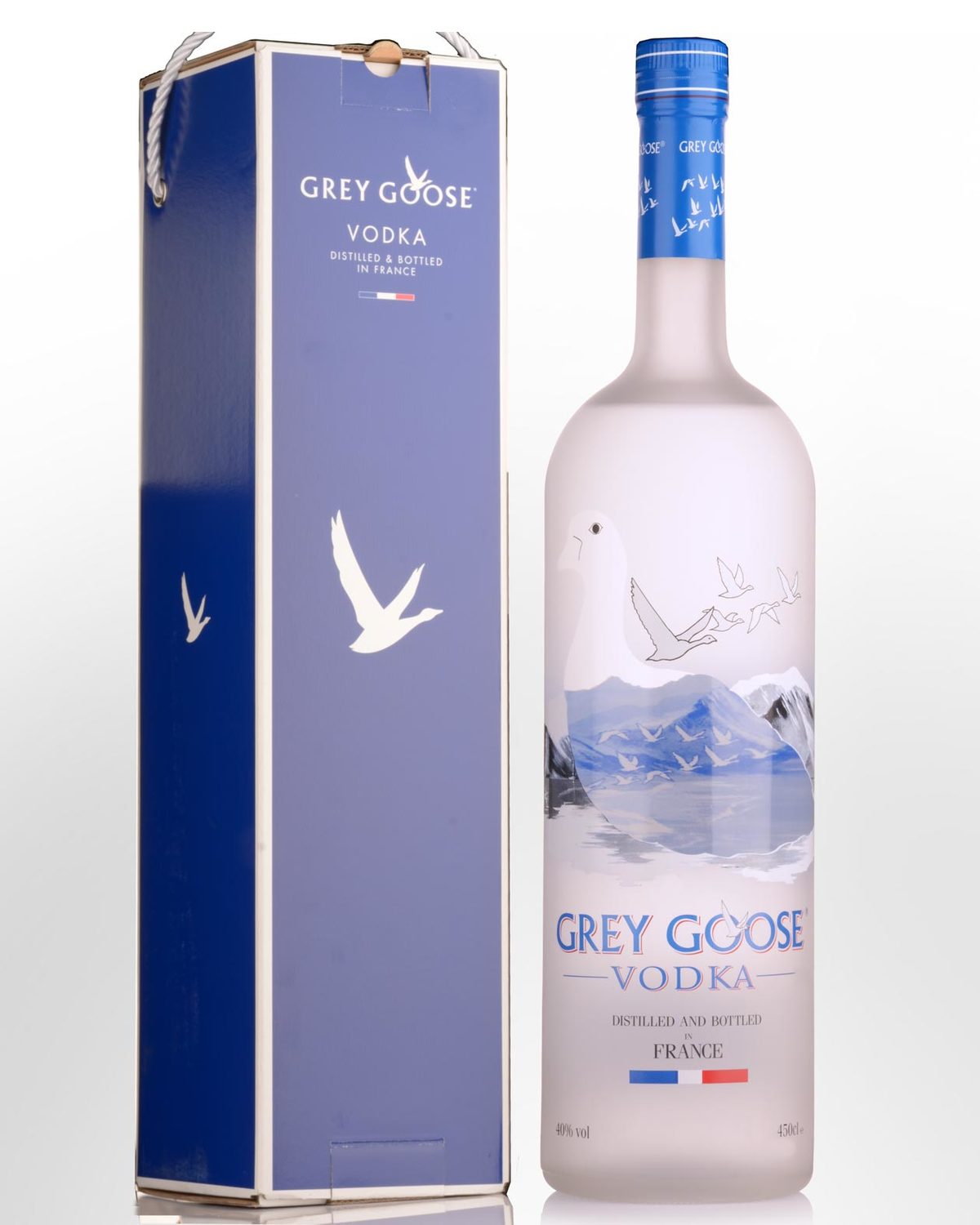 grey goose distilled how many times