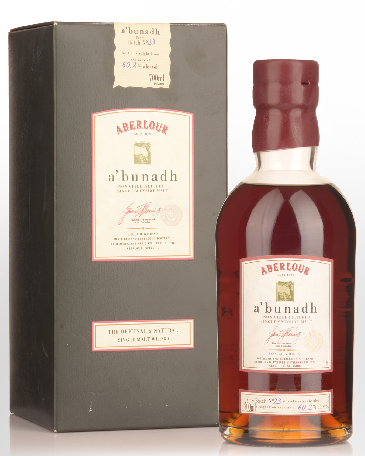 Aberlour A'bunadh Cask Strength Single Malt Scotch Whisky (700ml) - Batch 023