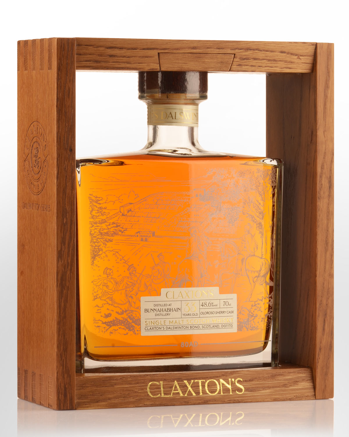 1990 Claxton's Dalswinton Series Bunnahabhain 33 Year Old Cask Strength Single Malt Scotch Whisky (700ml)
