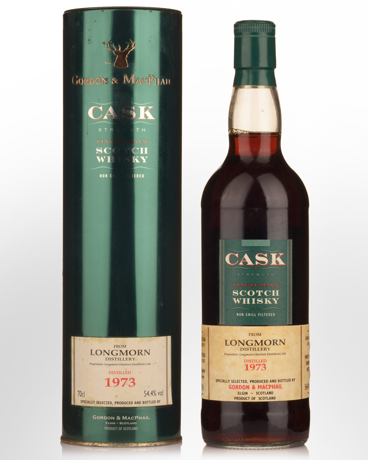 1973 Gordon & Macphail Longmorn Single Cask No. 3649 Cask Strength Single Malt Scotch Whisky (700ml)