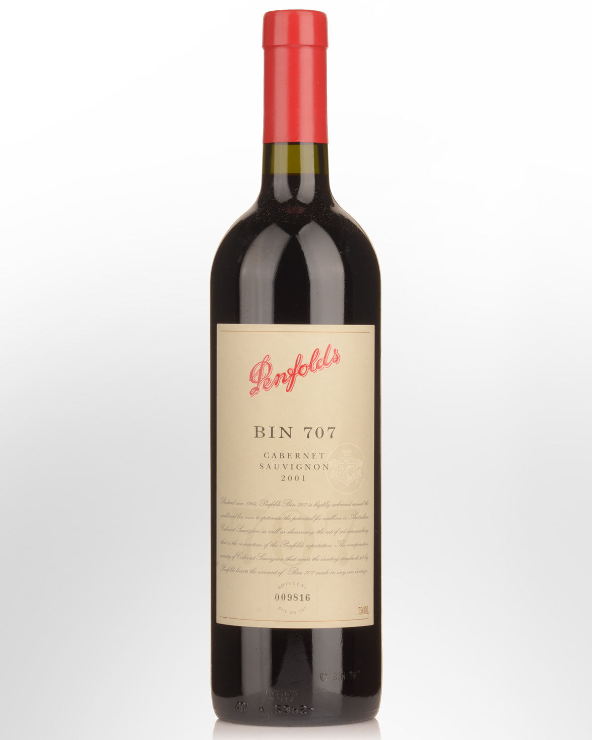 2001 Penfolds Bin 707 Cabernet Sauvignon