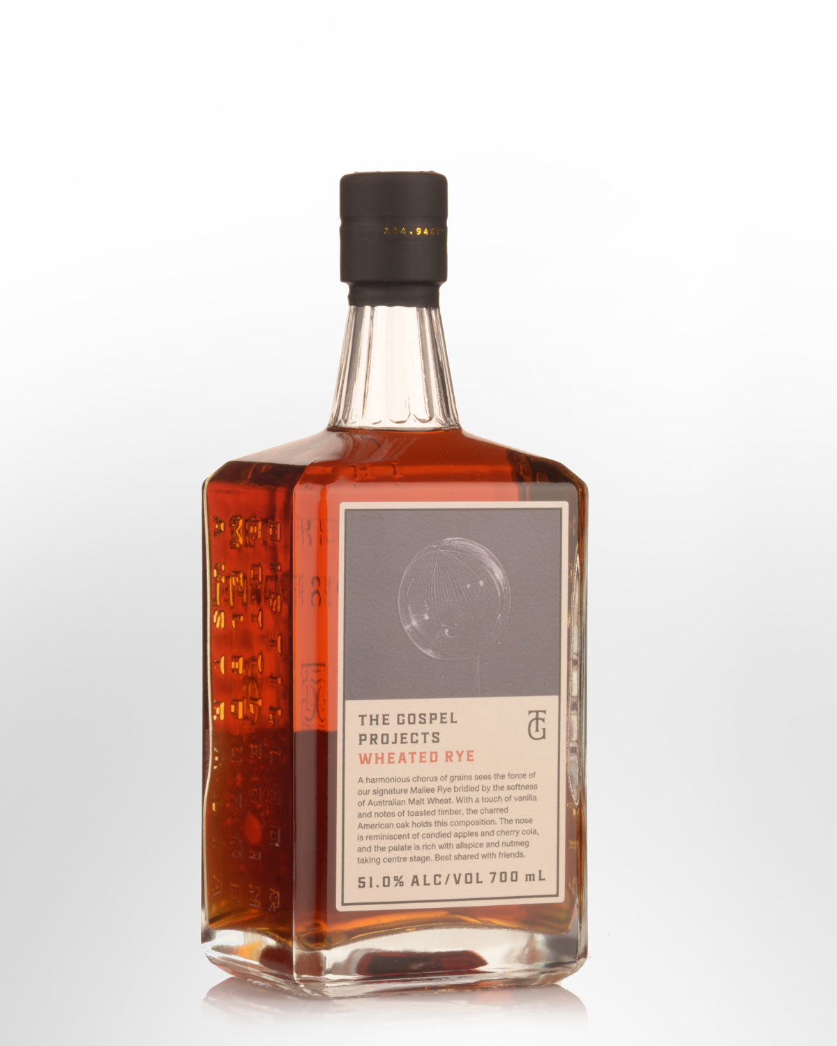 The Gospel Projects Wheated Rye Whiskey (700ml)