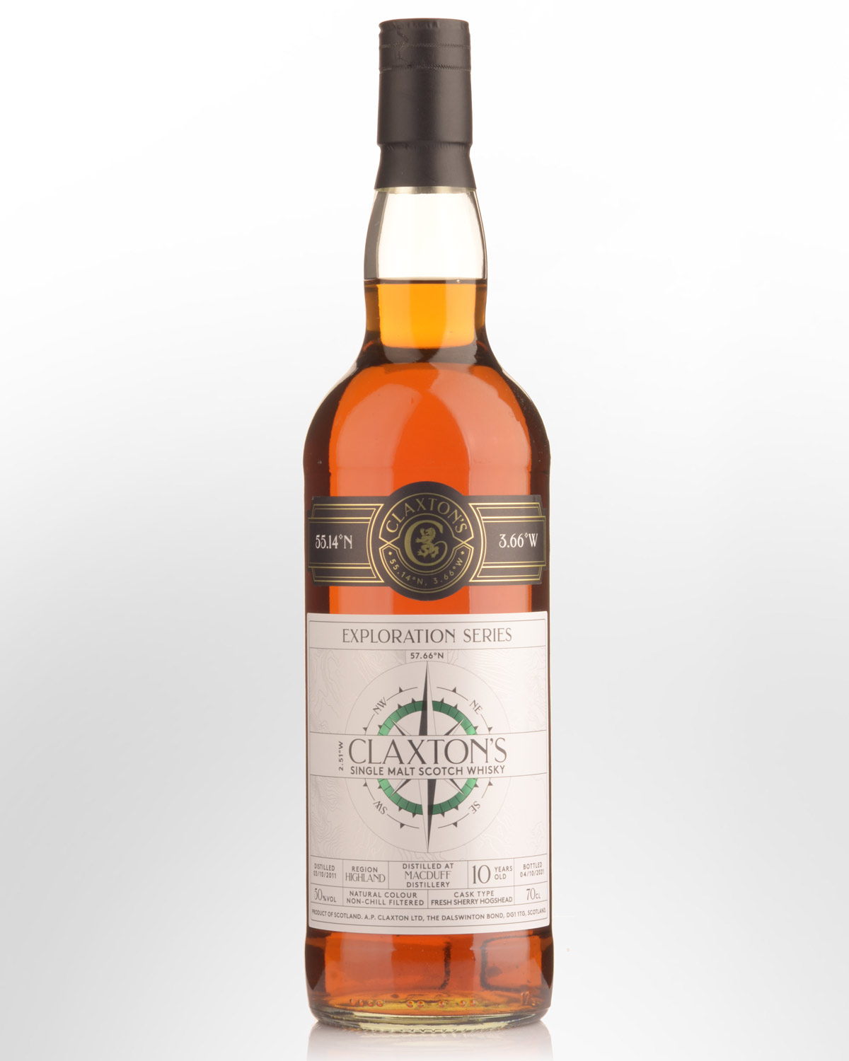 Claxton's Exploration Series Macduff 10 Year Old Single Cask Single Malt Scotch Whisky (700ml)