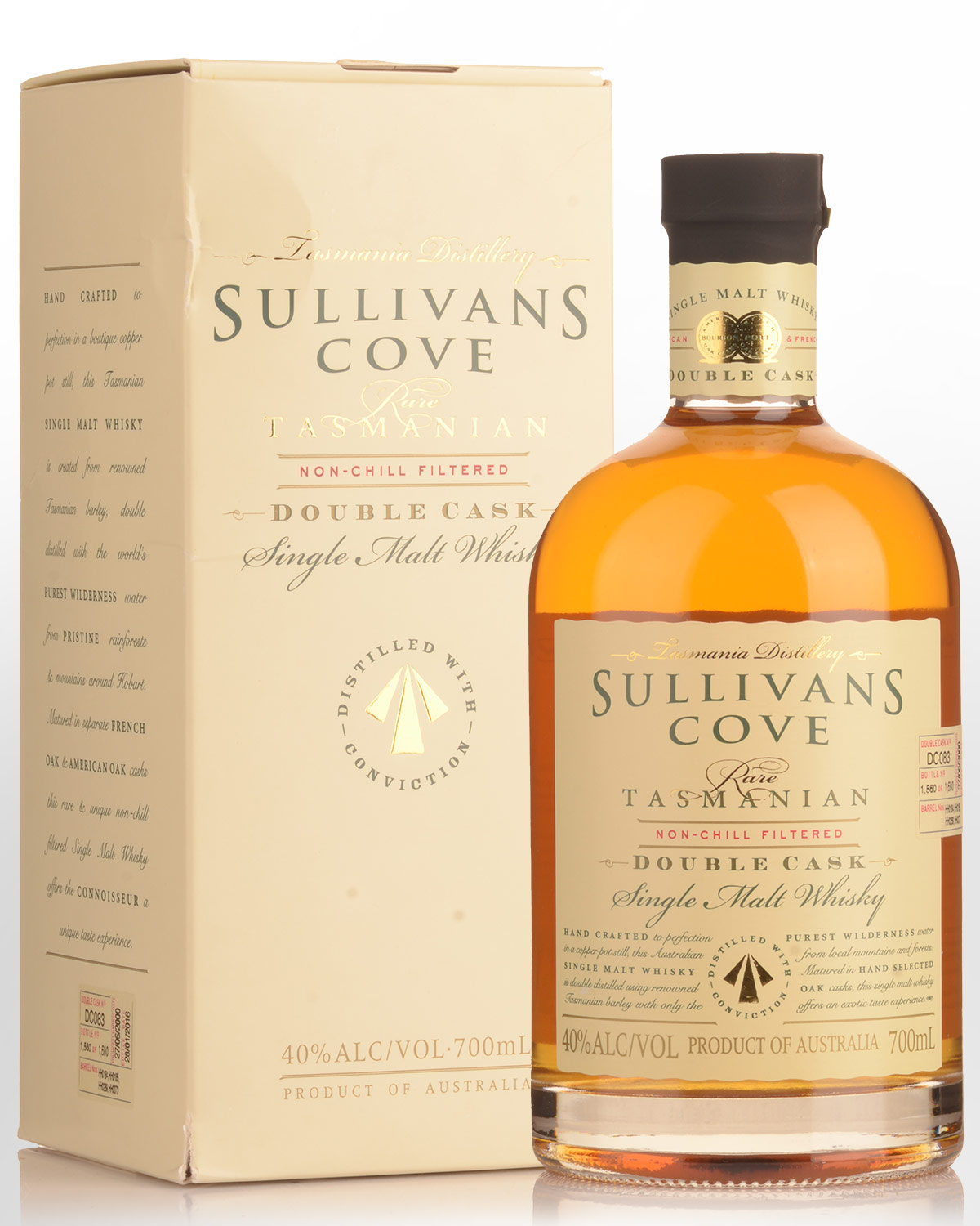Sullivans Cove Double Cask Barrel DC083 Single Malt Australian Whisky (700ml)