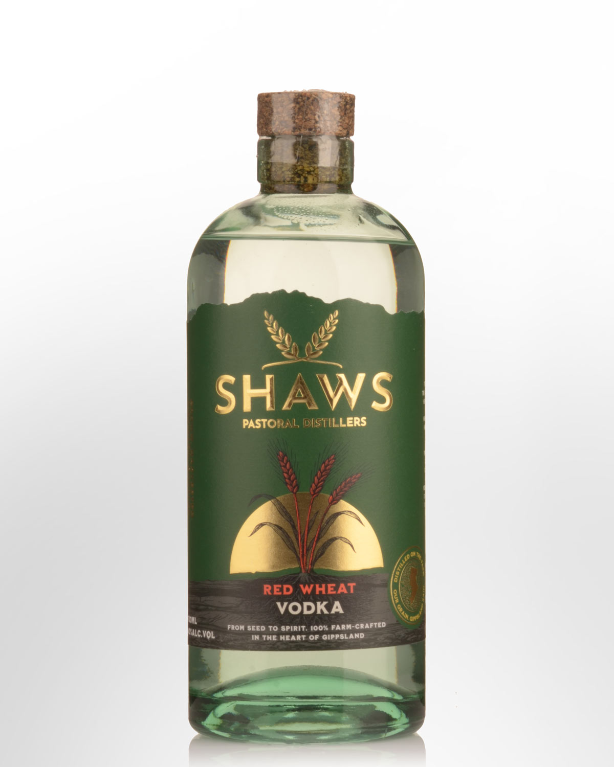 Shaw's Pastoral Distillery Red Wheat Australian Vodka (700ml)