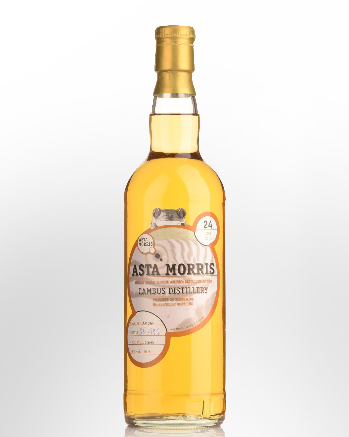 1991 Asta Morris Cambus 24 Year Old Single Grain Scotch Whisky (700ml)