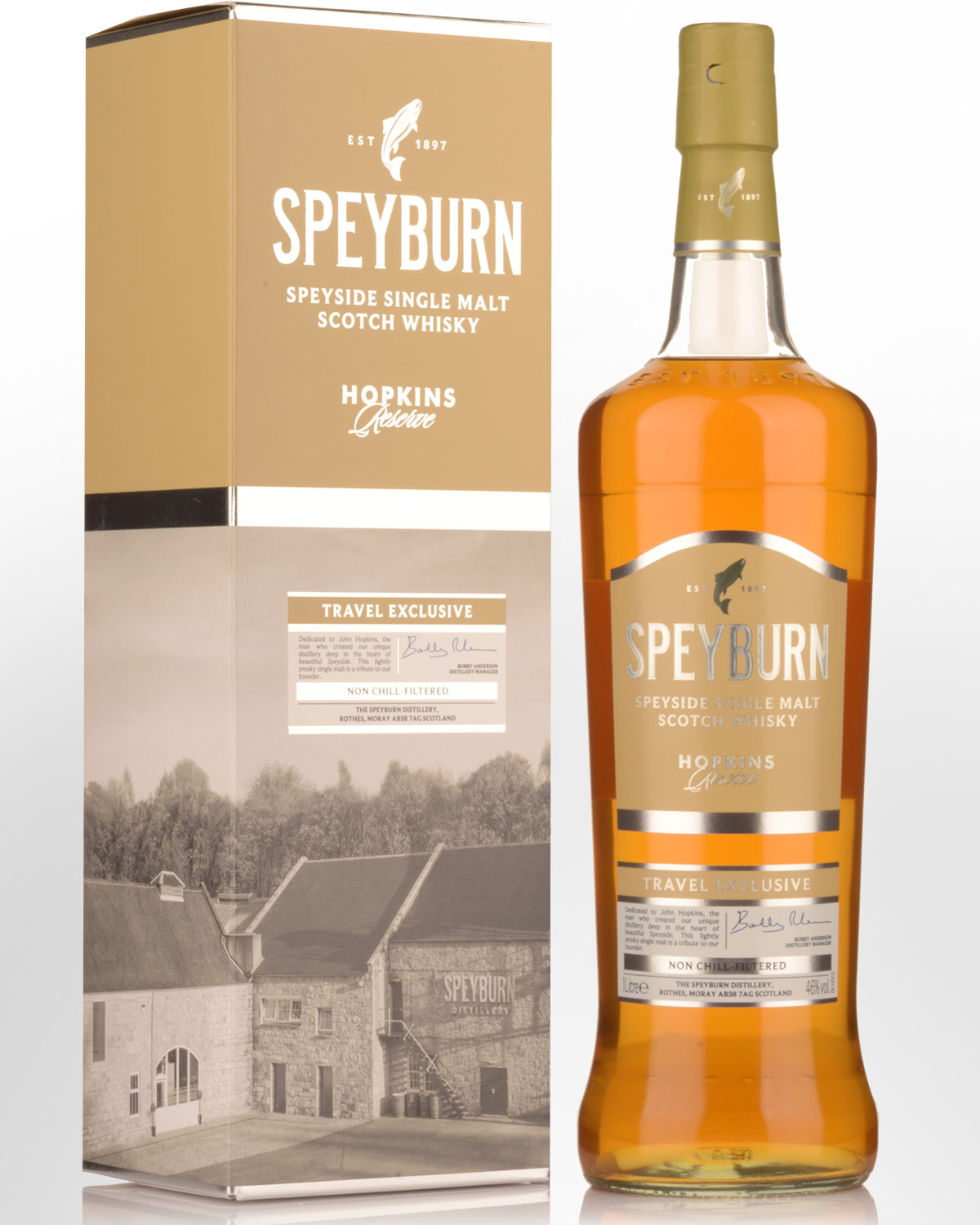 Speyburn Hopkins Reserve Single Malt Scotch Whisky (1000ml)
