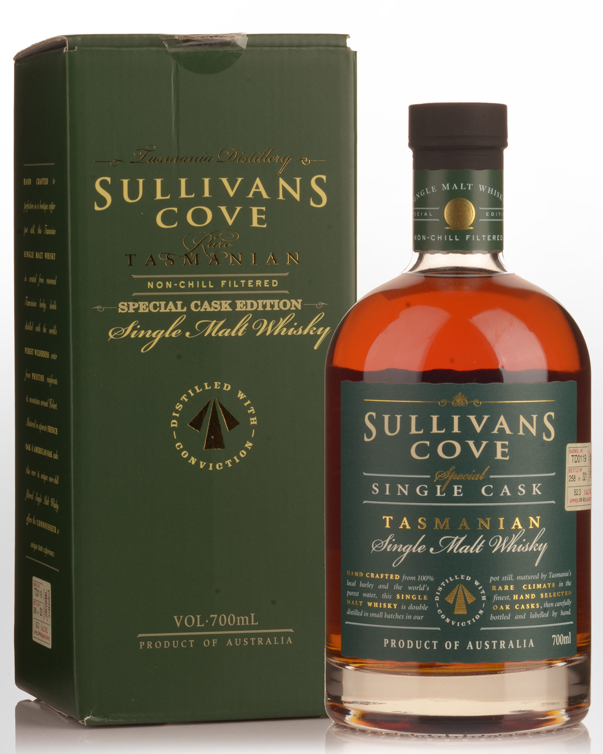 Sullivans Cove Special Single Cask TD0119 Single Malt Australian Whisky (700ml)