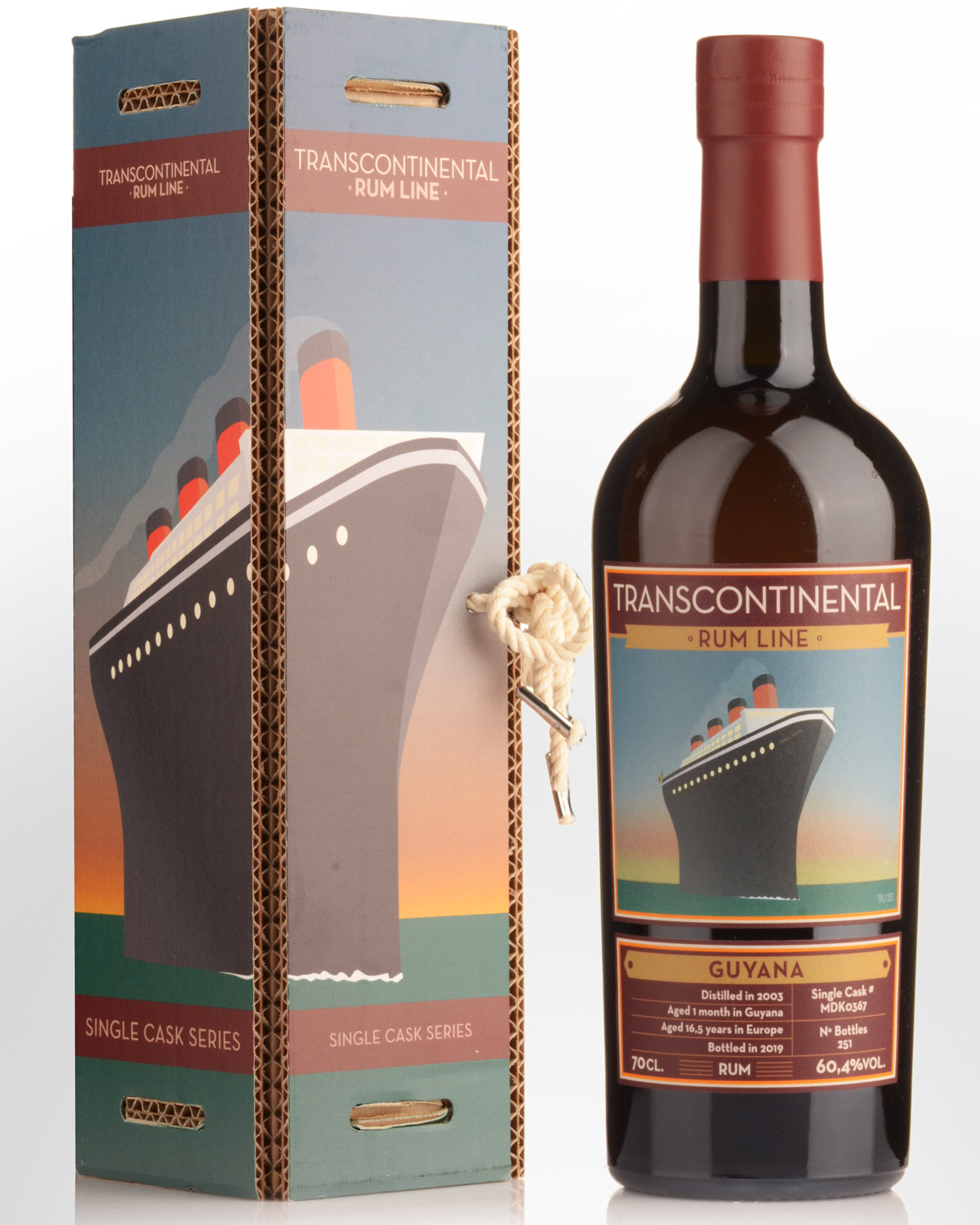 2003 Transcontinental Rum Line Guyana Single Cask Rum (700ml)