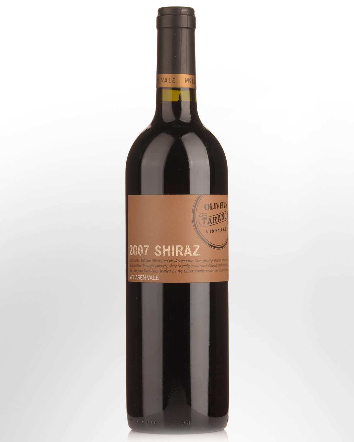 2007 Oliver's Taranga Vineyards Shiraz