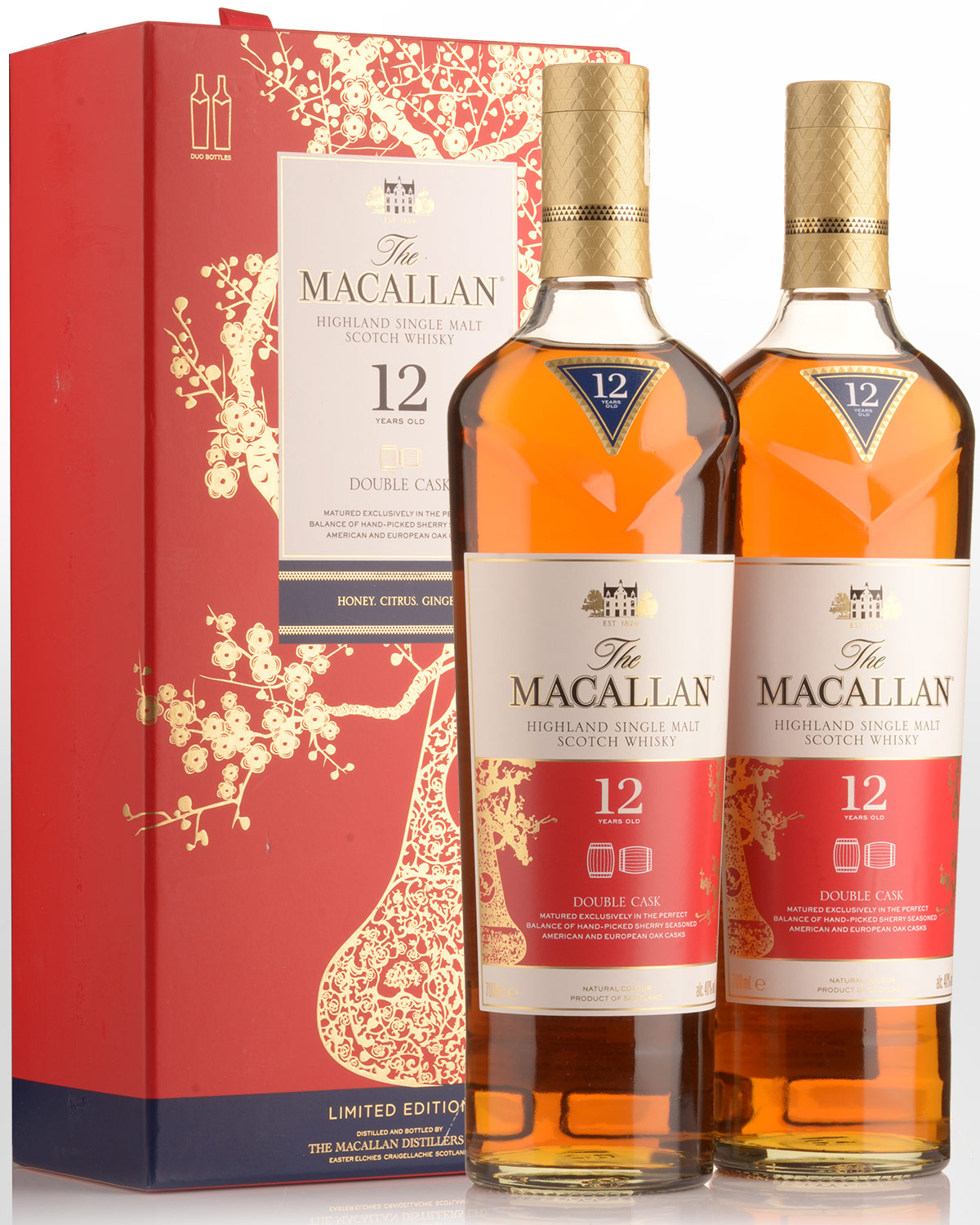 The Macallan Year of the Pig Double Cask 12 Year Old Single Malt Scotch Whisky (2 x 700ml)