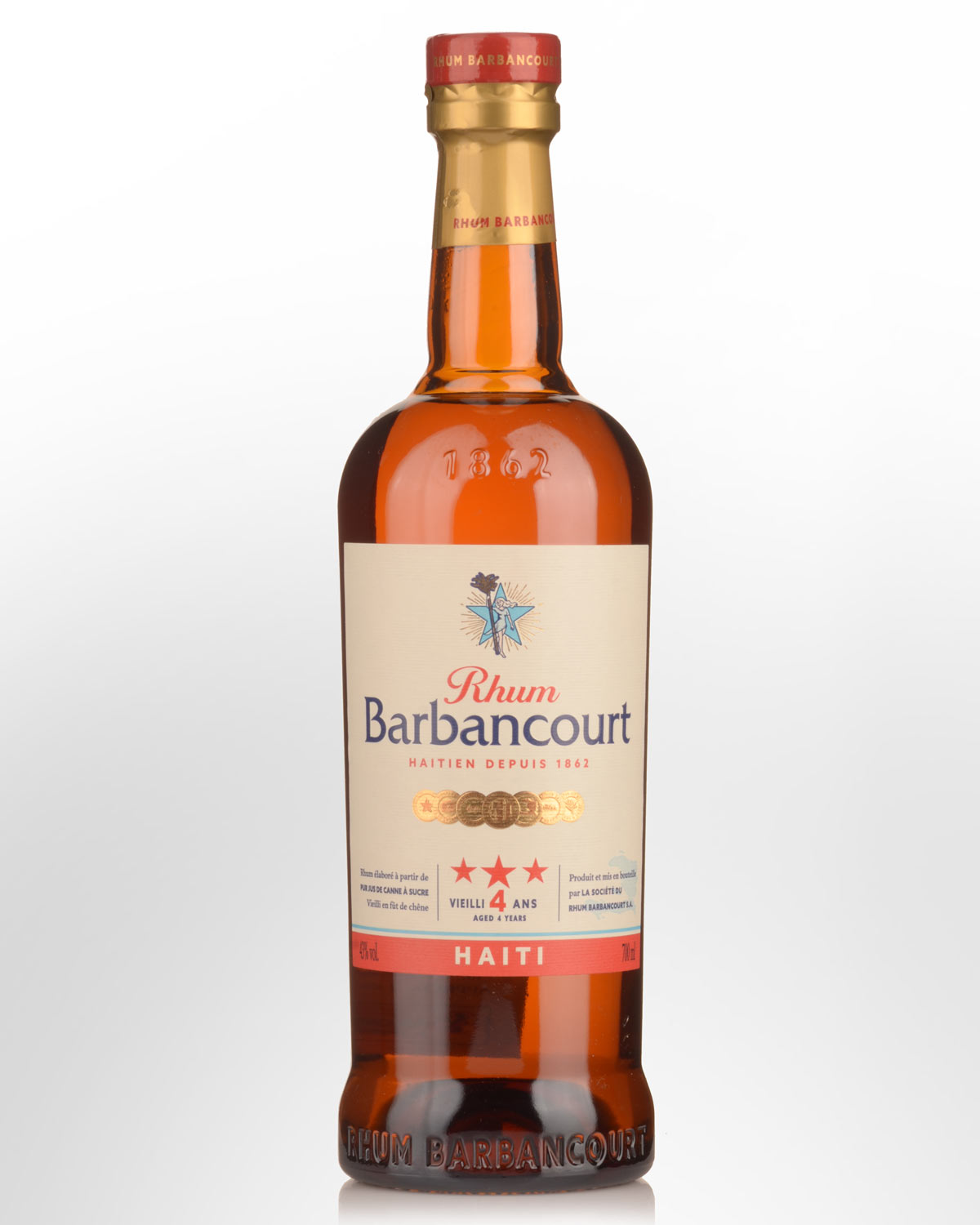 Rhum Barbancourt 3 Star 4 Year Old Rum (700ml)