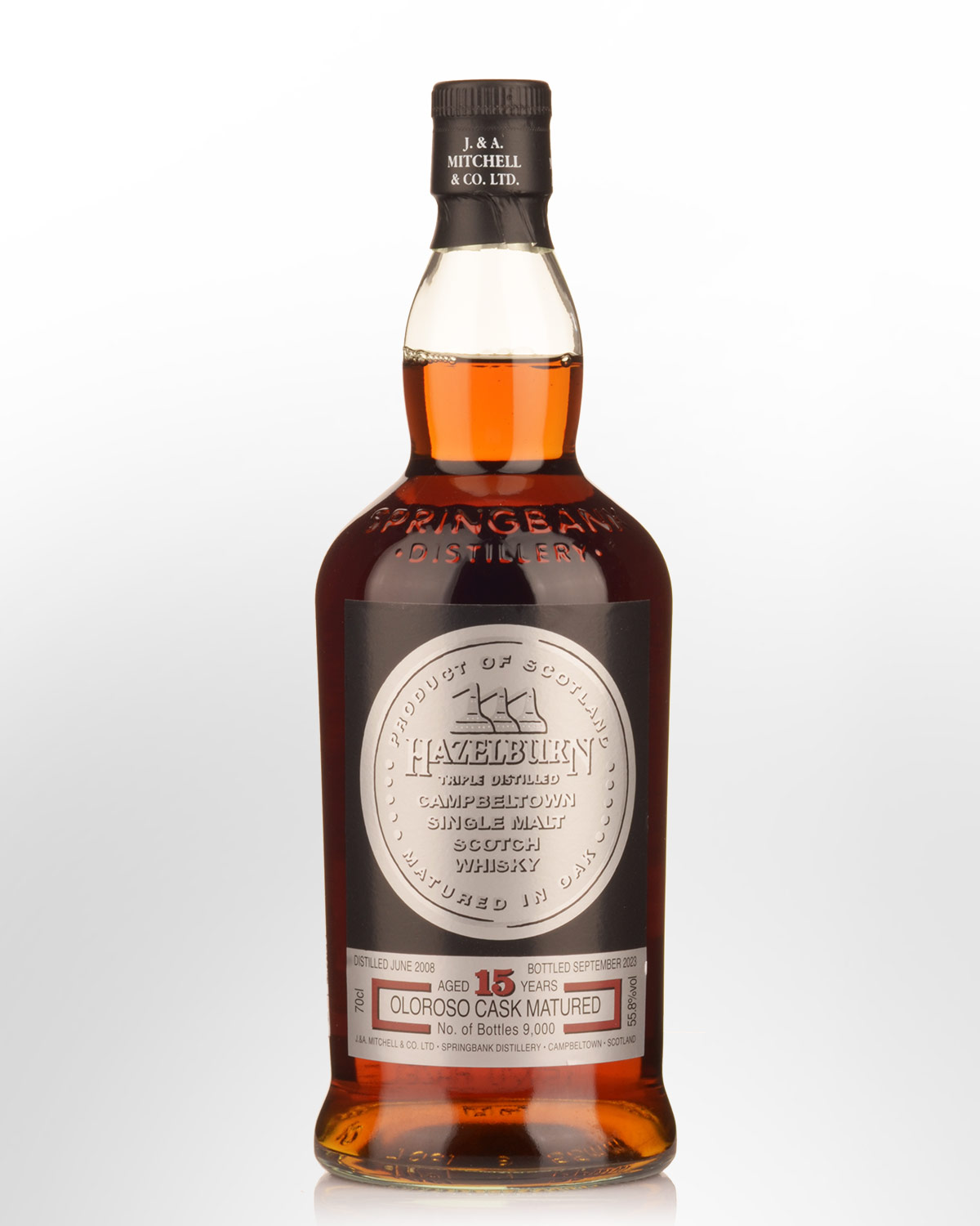 2008 Hazelburn Oloroso Cask Matured 15 Year Old Cask Strength Single Malt Scotch Whisky (700ml)